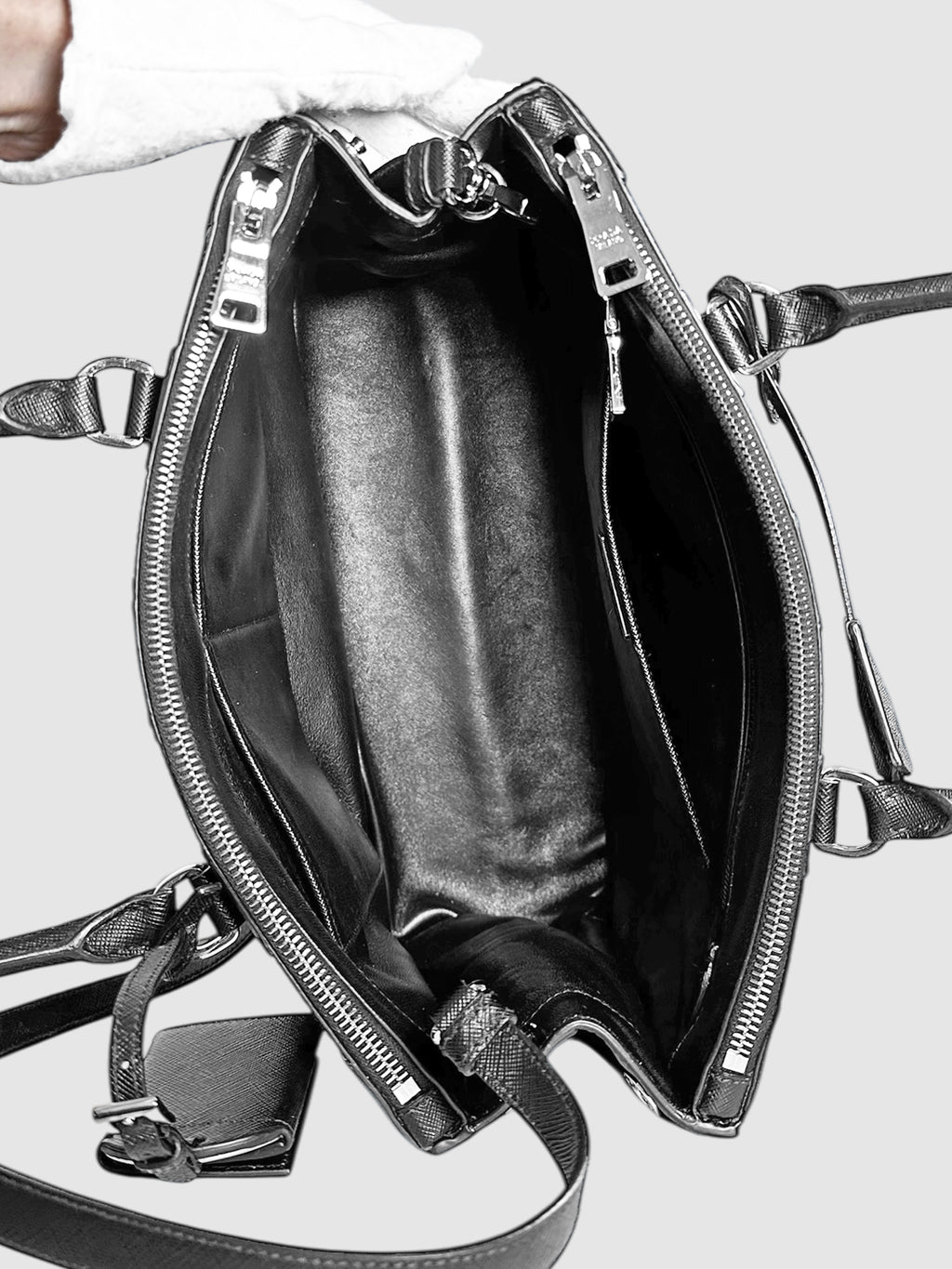 Double Zip Galleria Bag