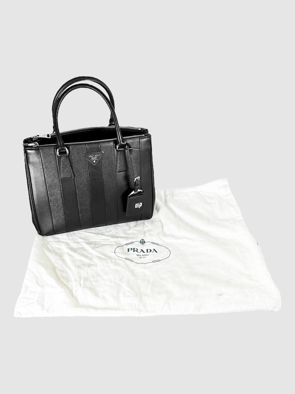 Double Zip Galleria Bag