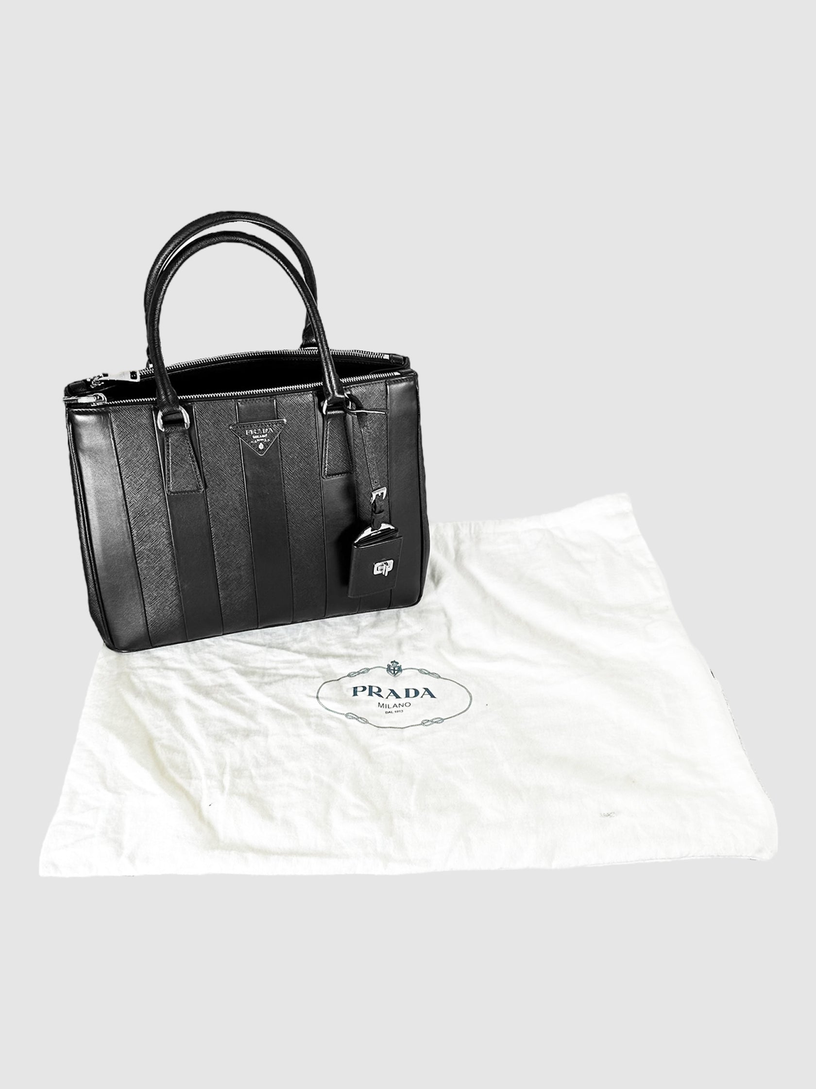 Double Zip Galleria Bag