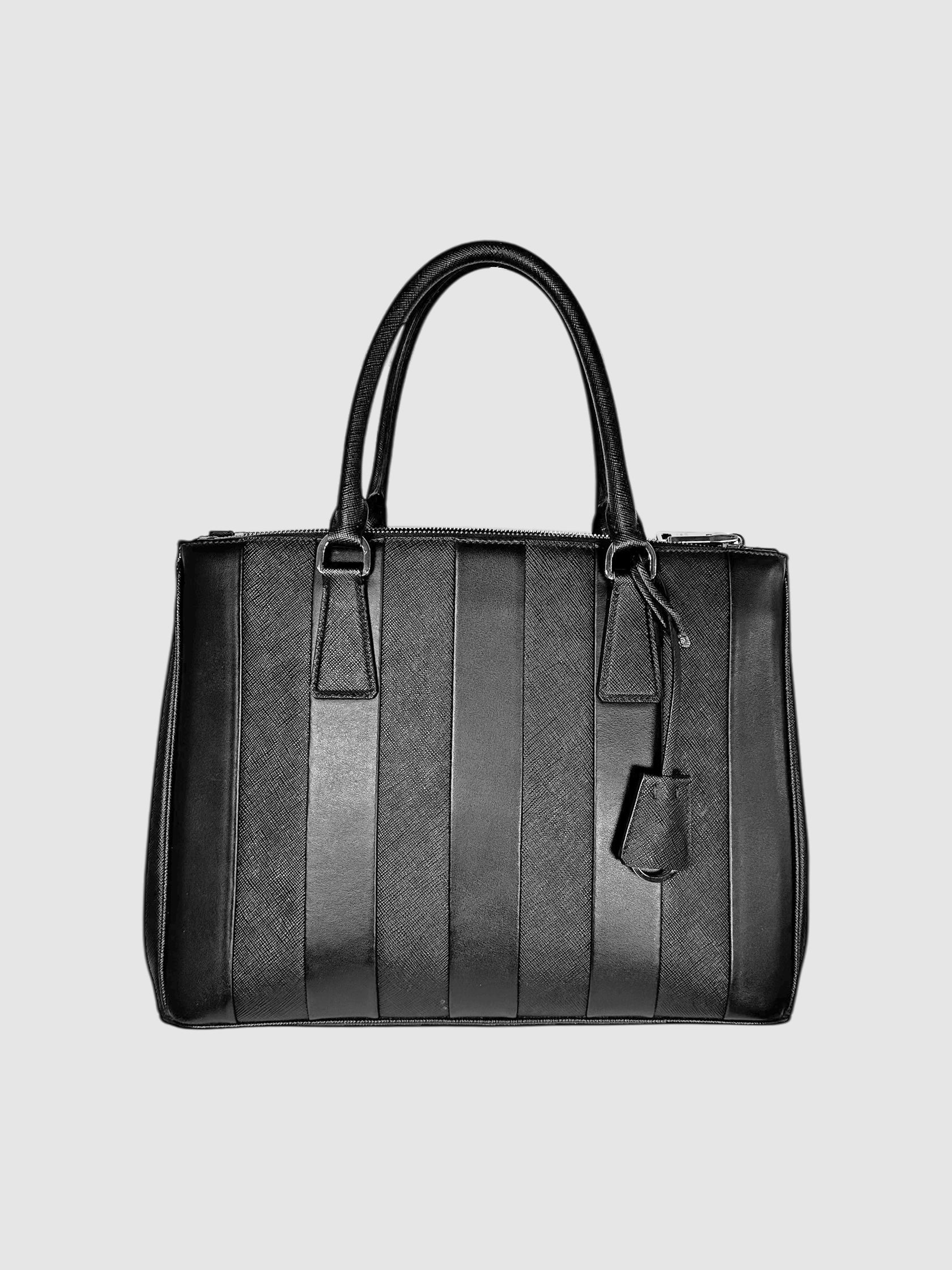 Double Zip Galleria Bag