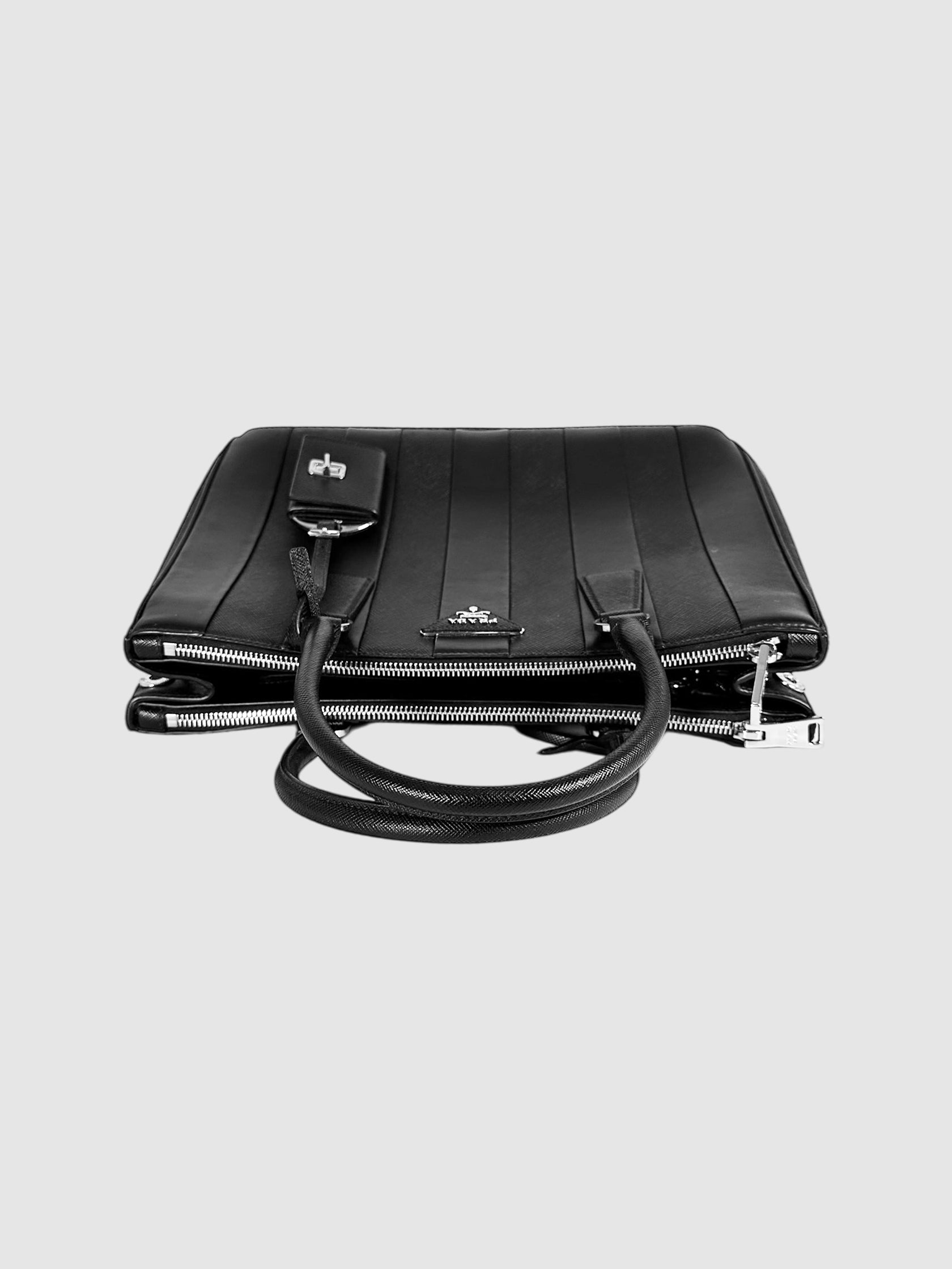 Double Zip Galleria Bag