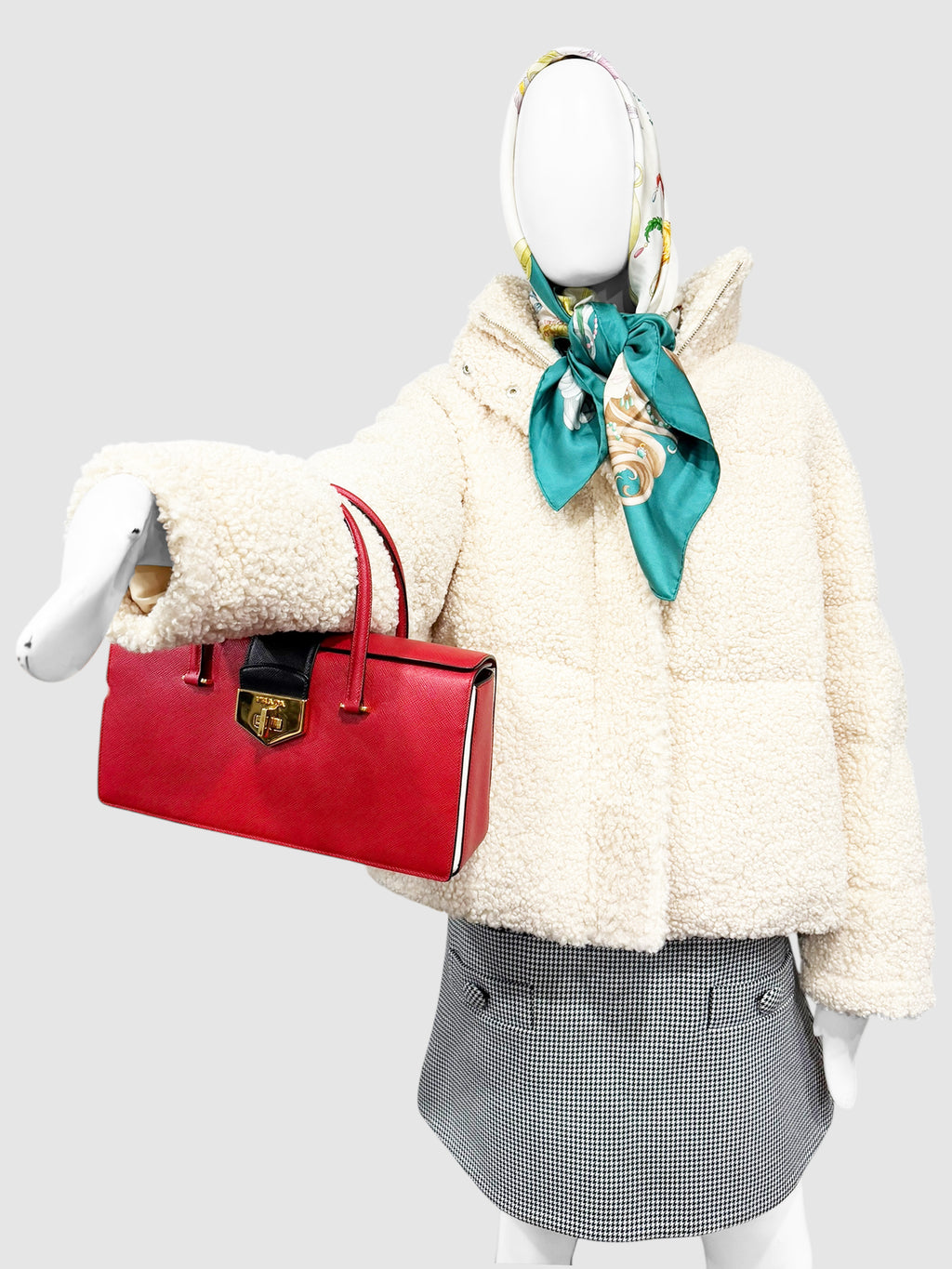 Saffiano East West Bag