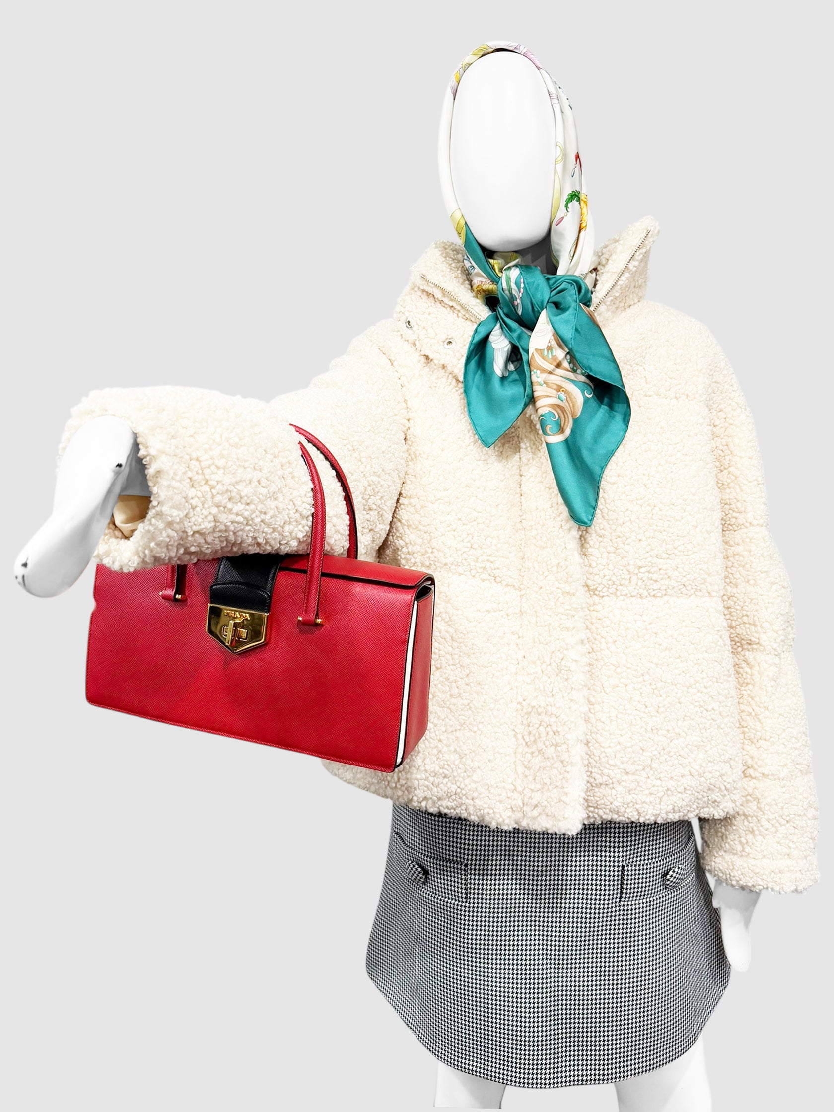 Saffiano East West Bag