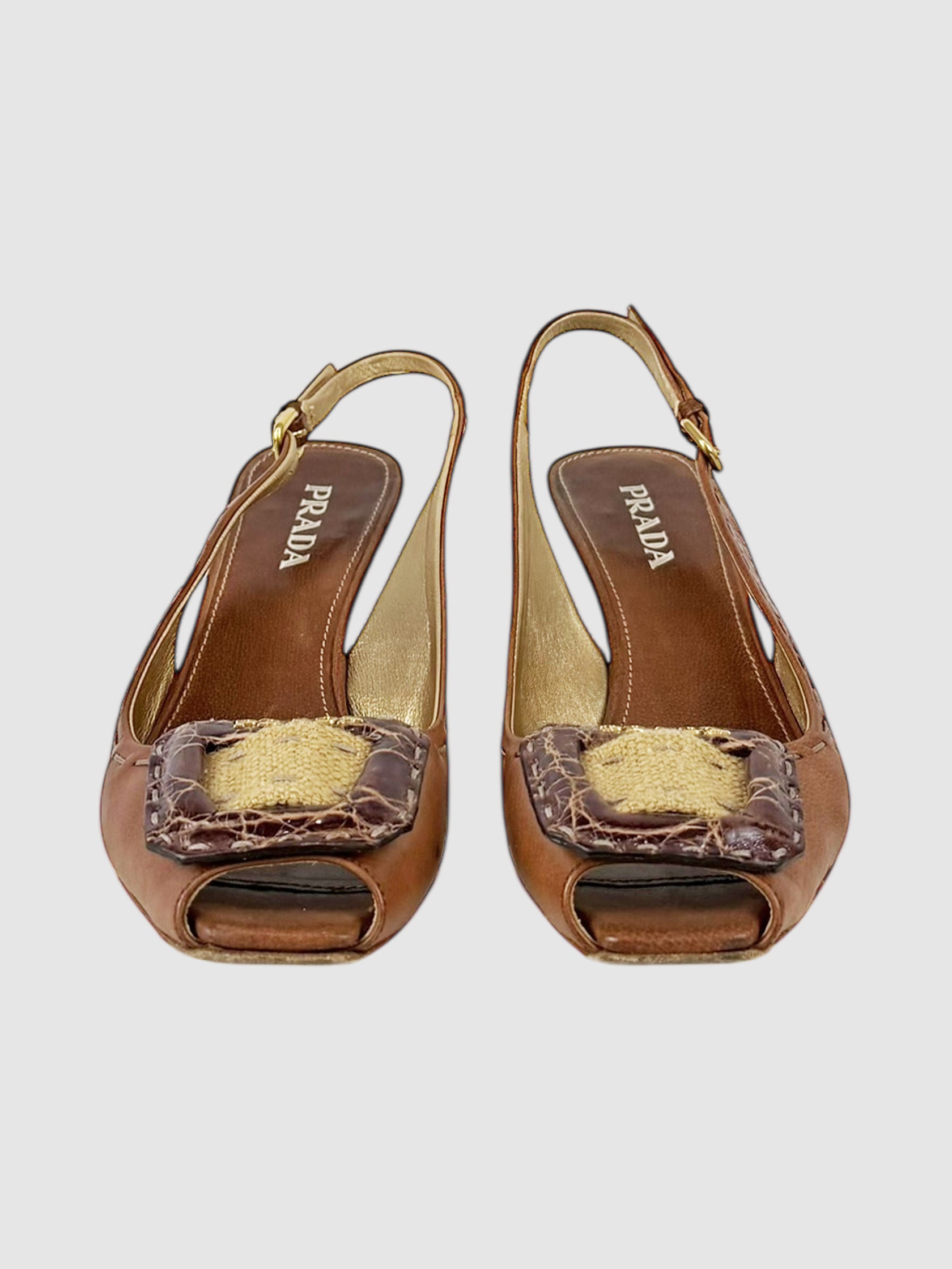 Slingback Buckle Pumps