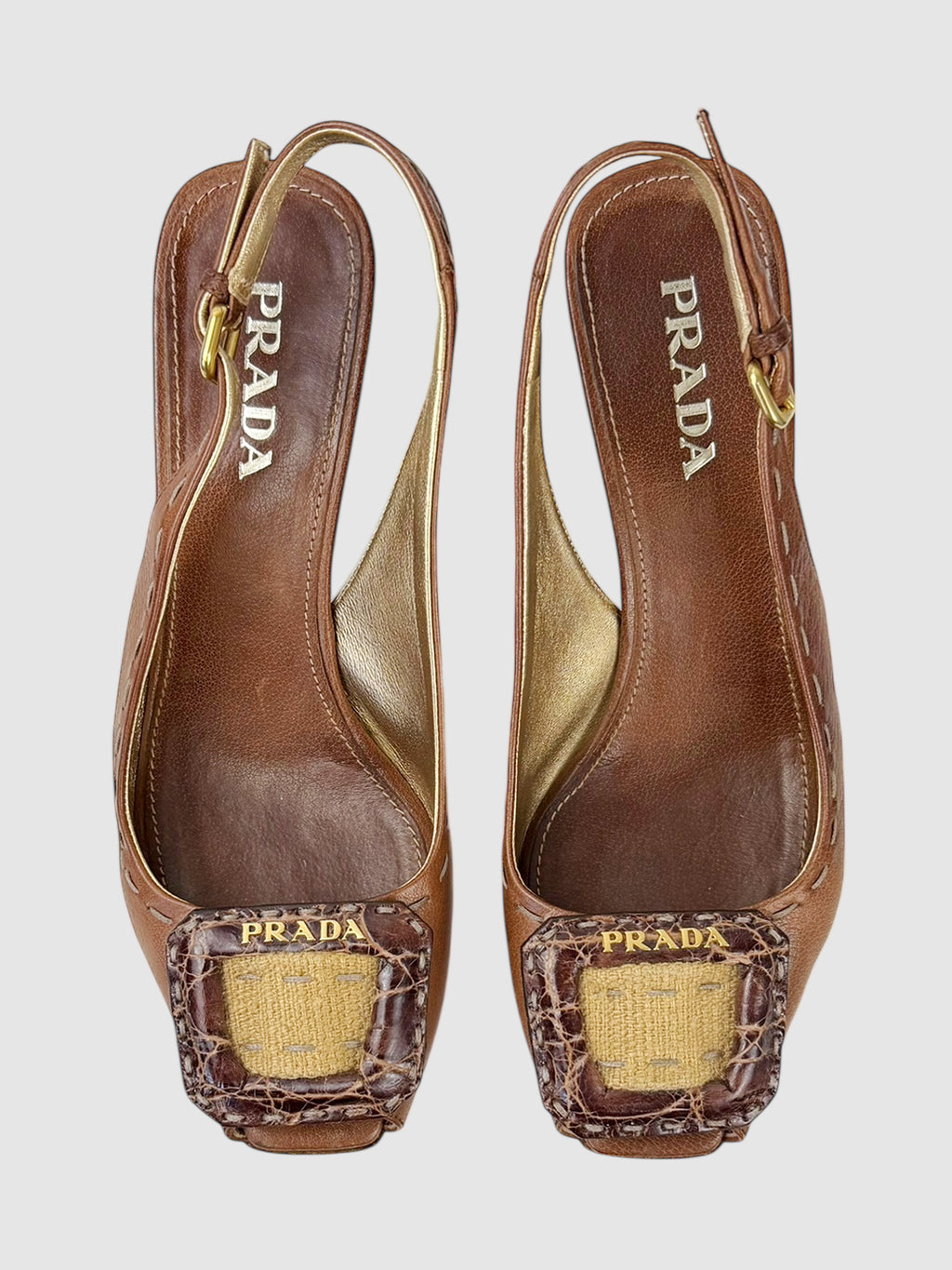 Slingback Buckle Pumps