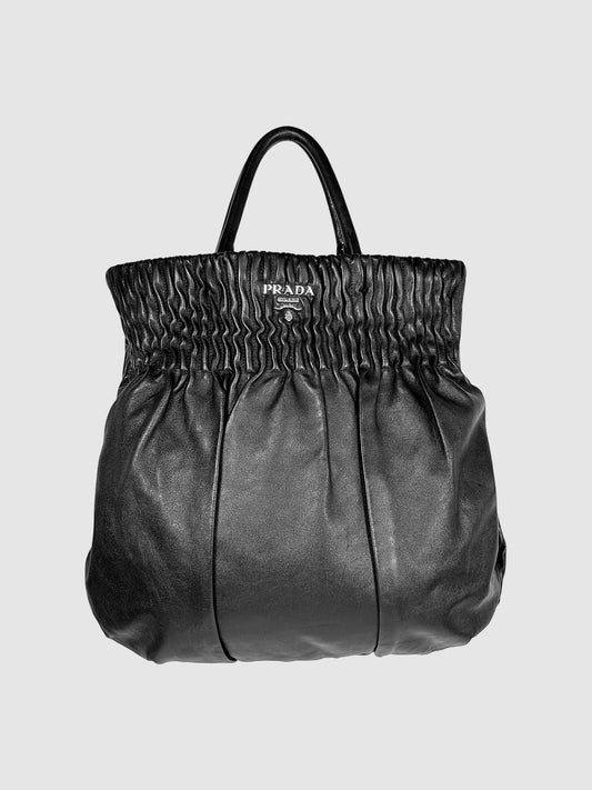 Nappa Handle Bag