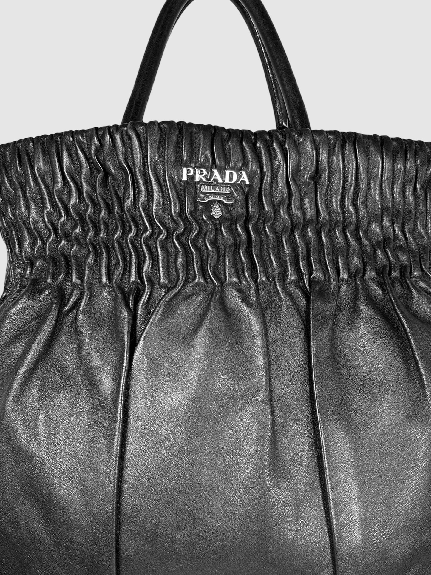 Nappa Handle Bag