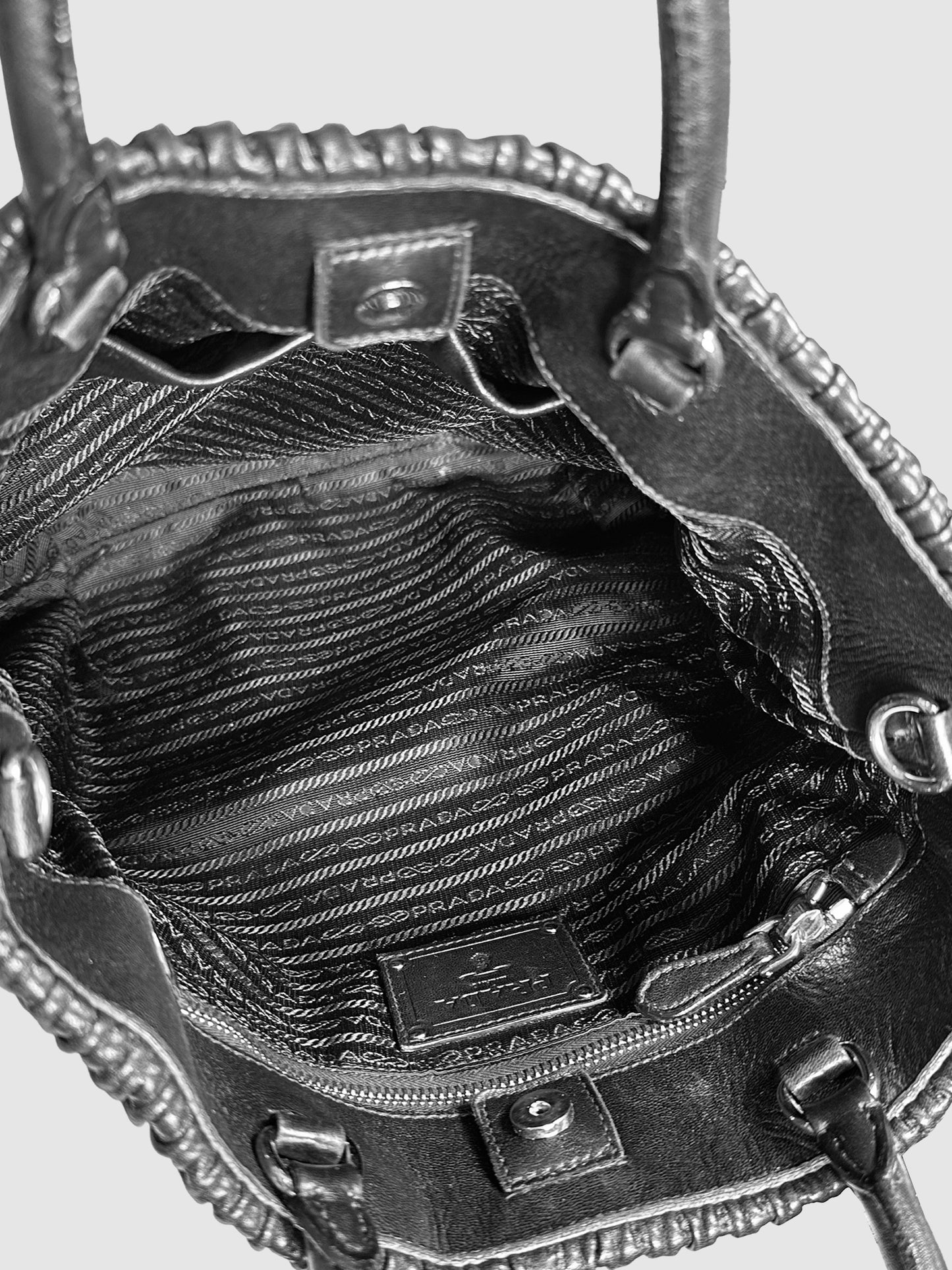 Nappa Handle Bag