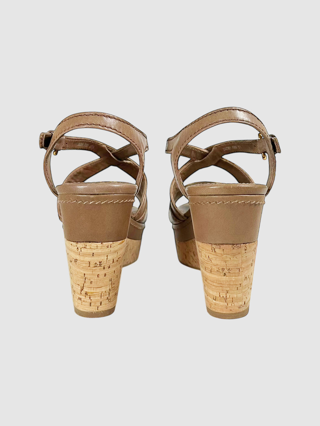 Strappy Leather Wedges