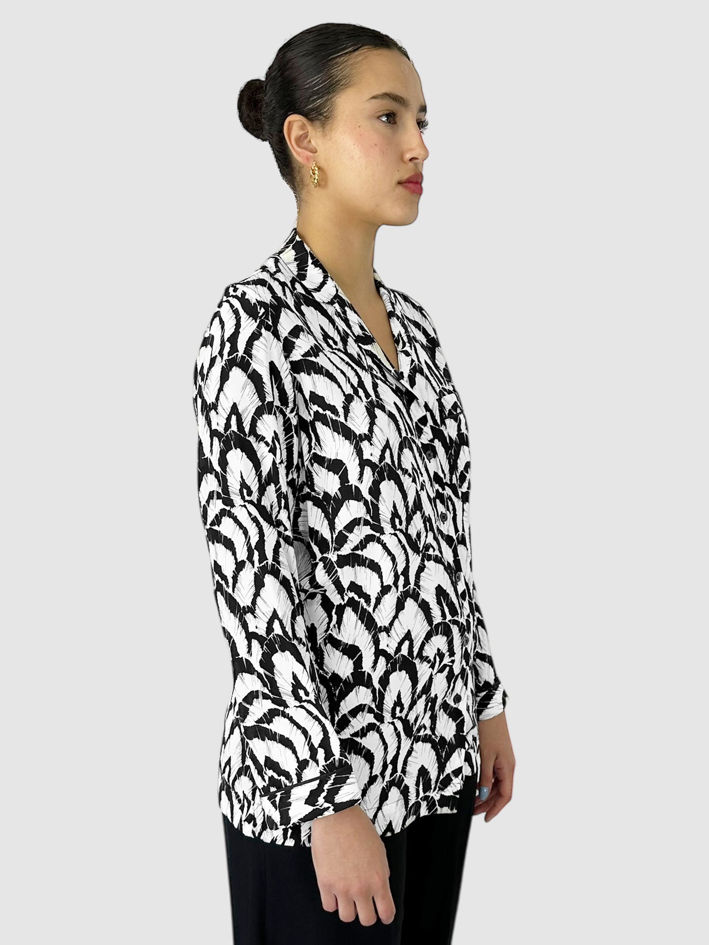 Silk Printed Top