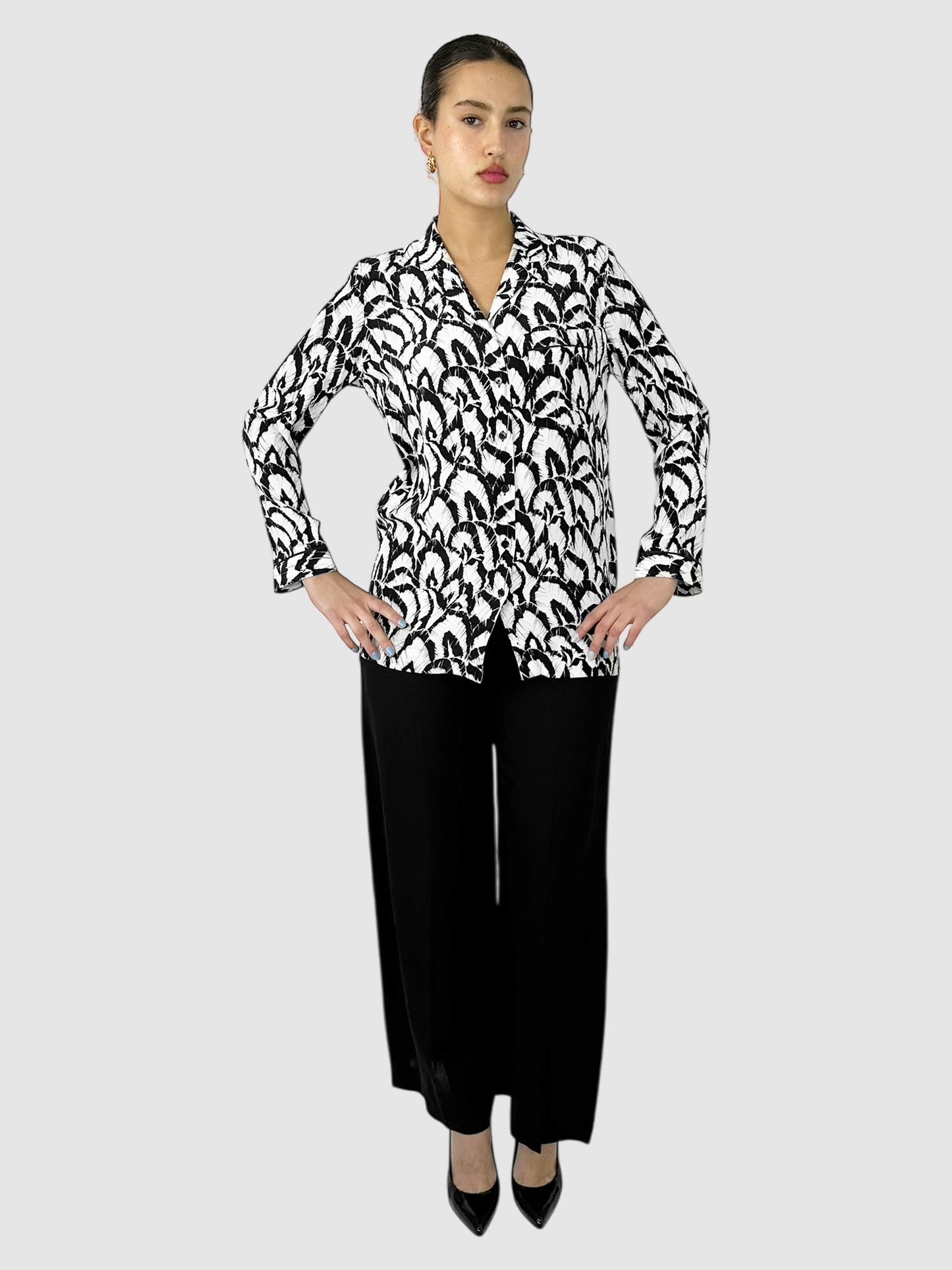 Silk Printed Top