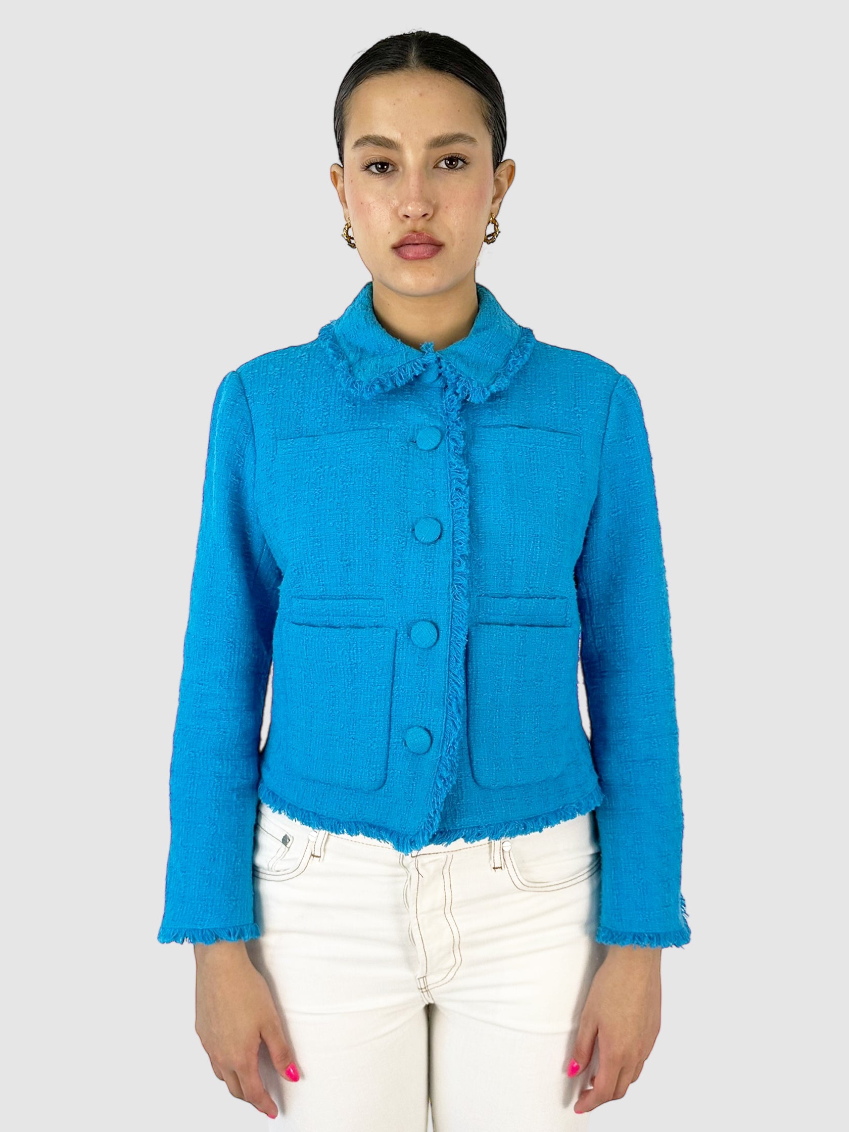 Cropped Tweed Jacket