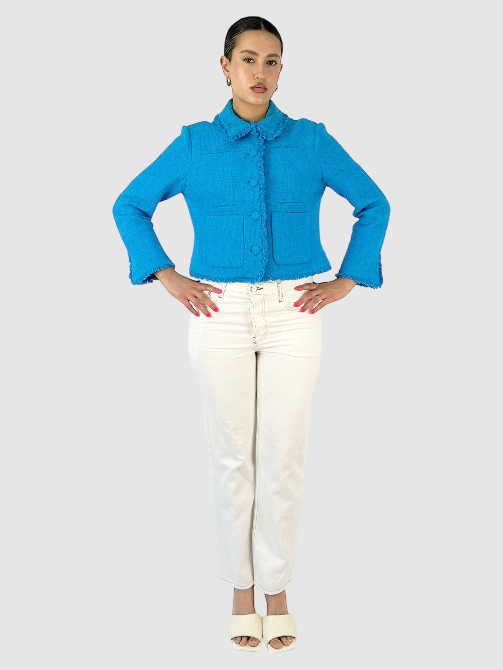 Cropped Tweed Jacket