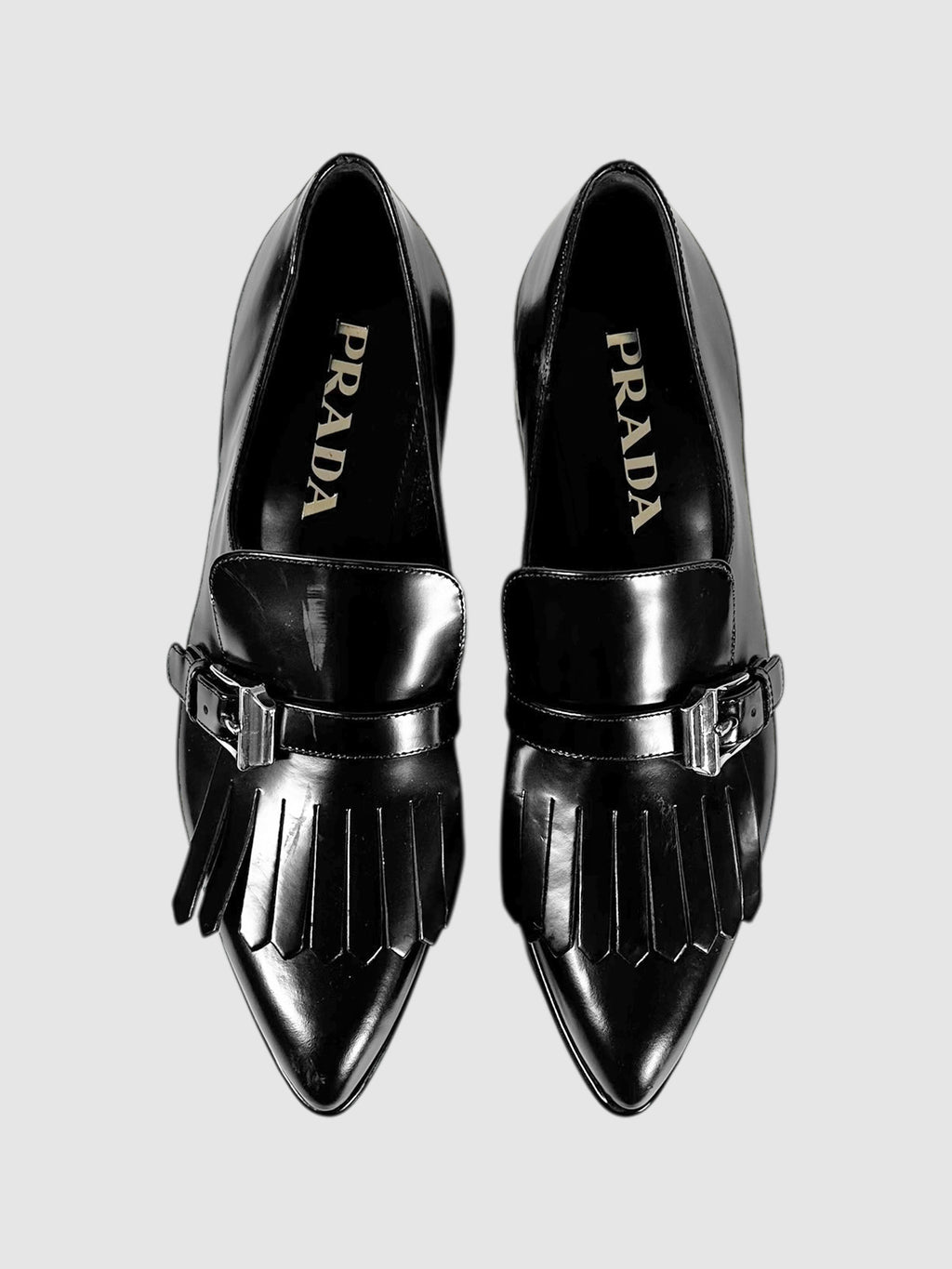 Spazzolato Platform Oxford Shoes