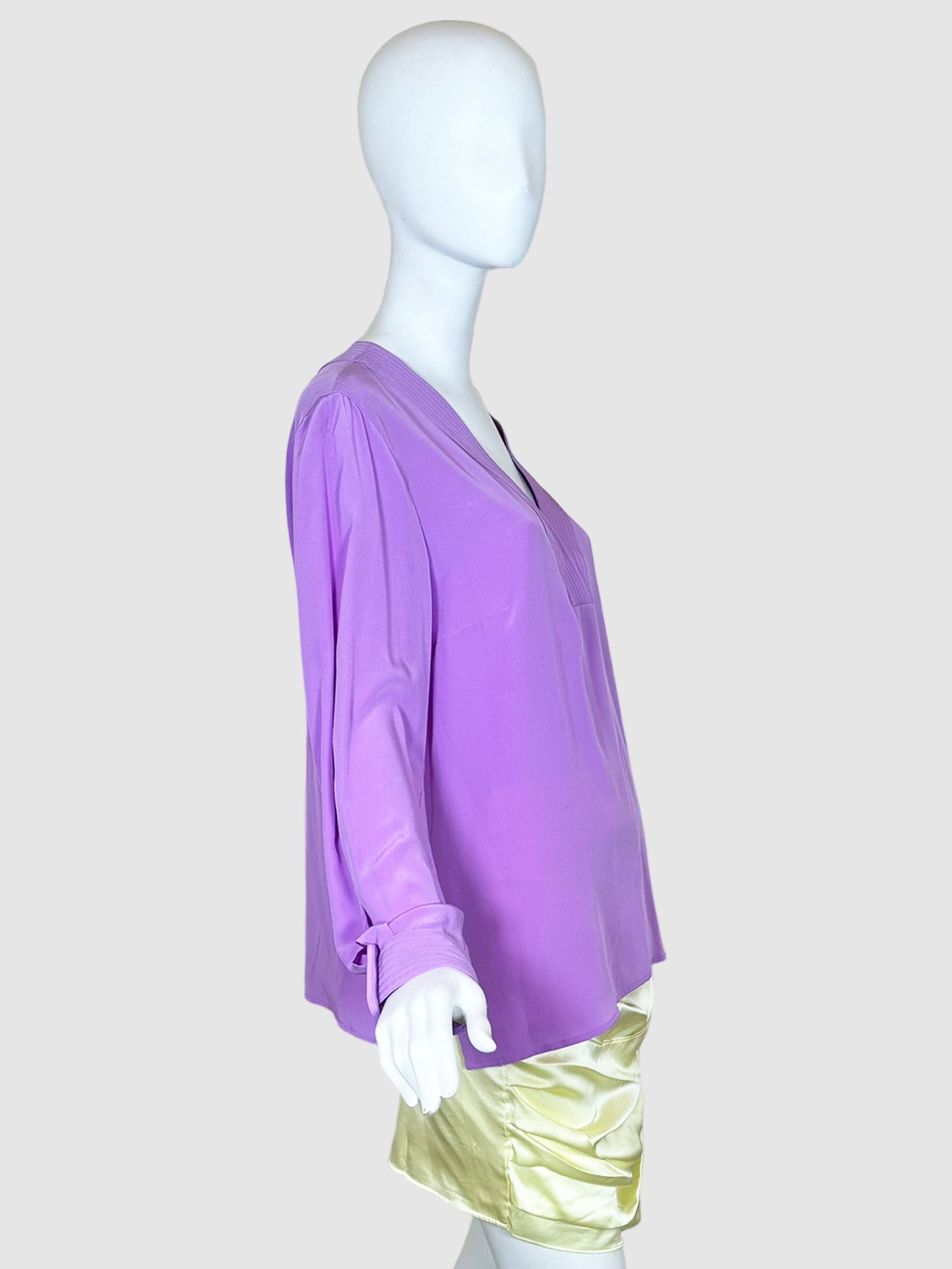 Emilio Pucci Long Sleeve Silk Blouse - Size 42