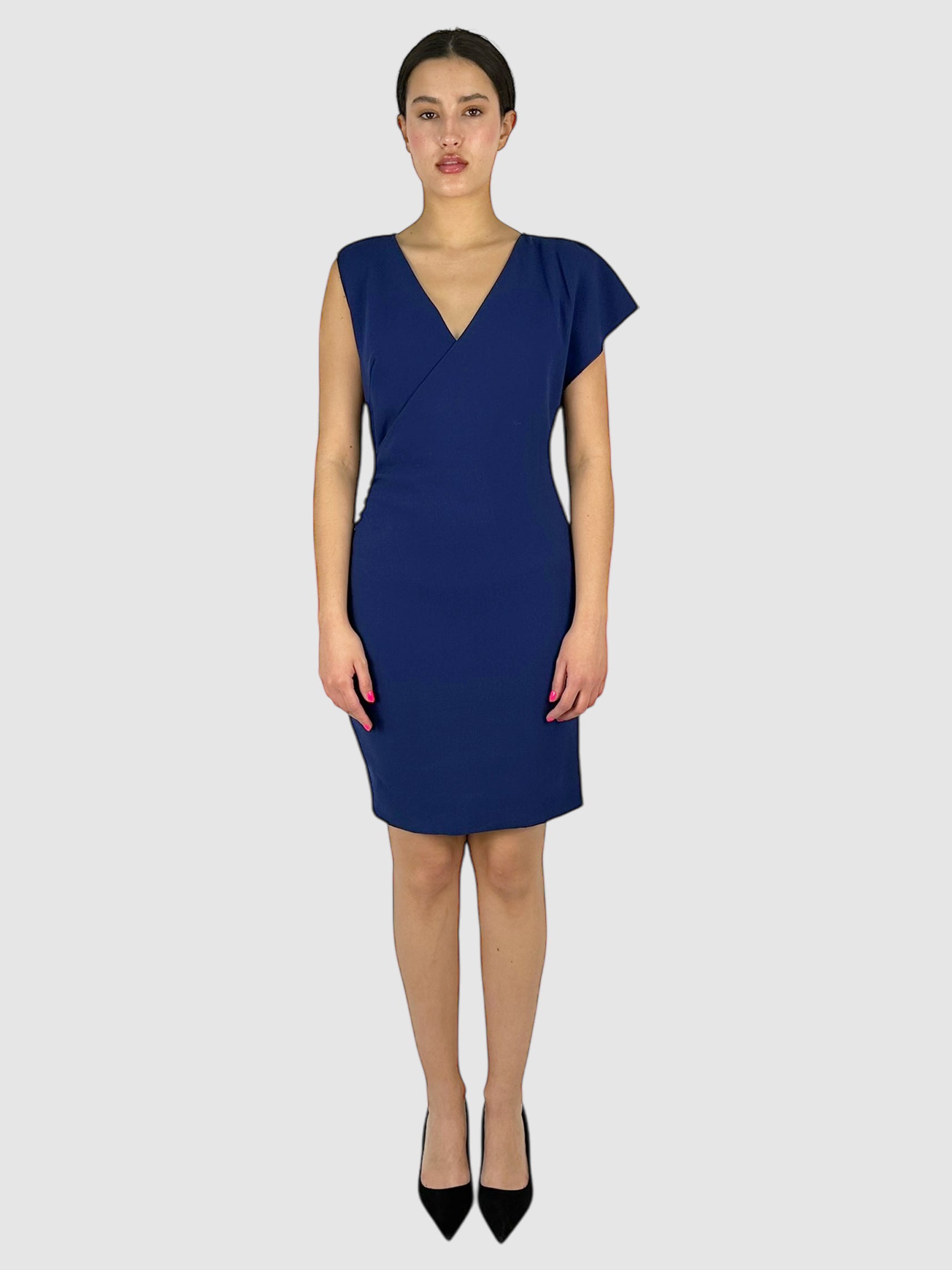 V-Neck Midi Dress - Size 12