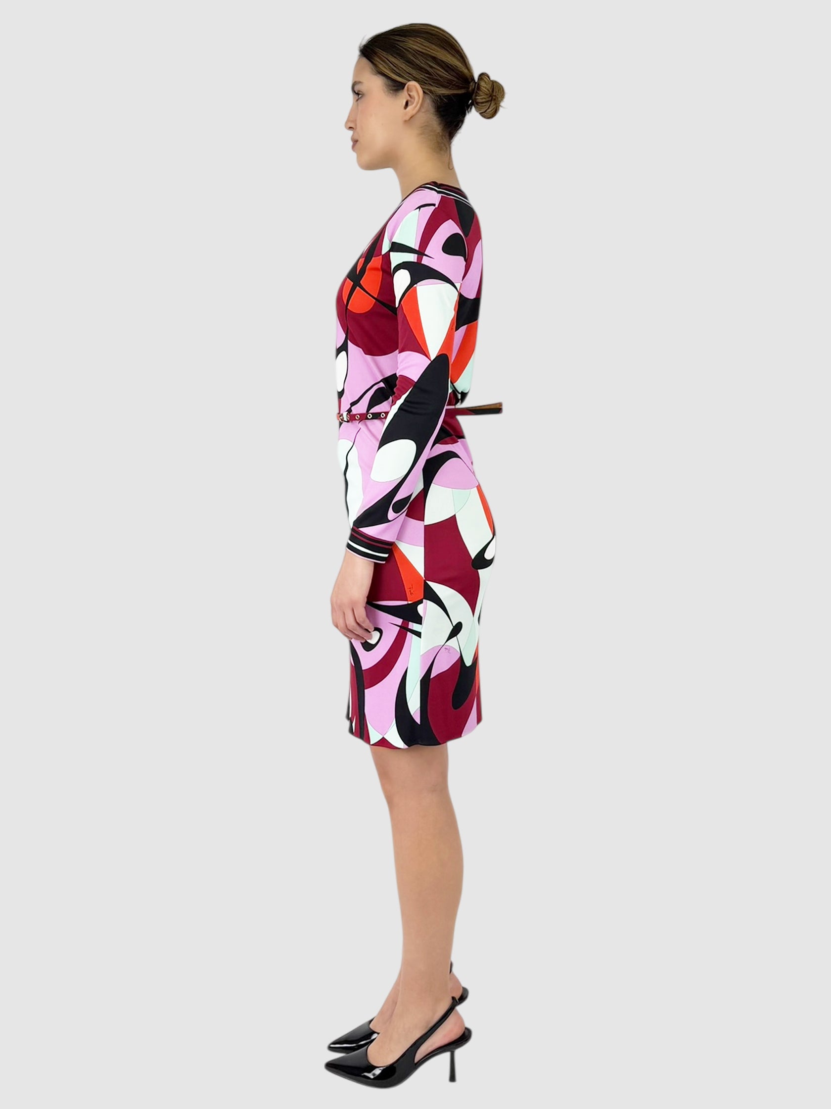 Printed Midi Dress