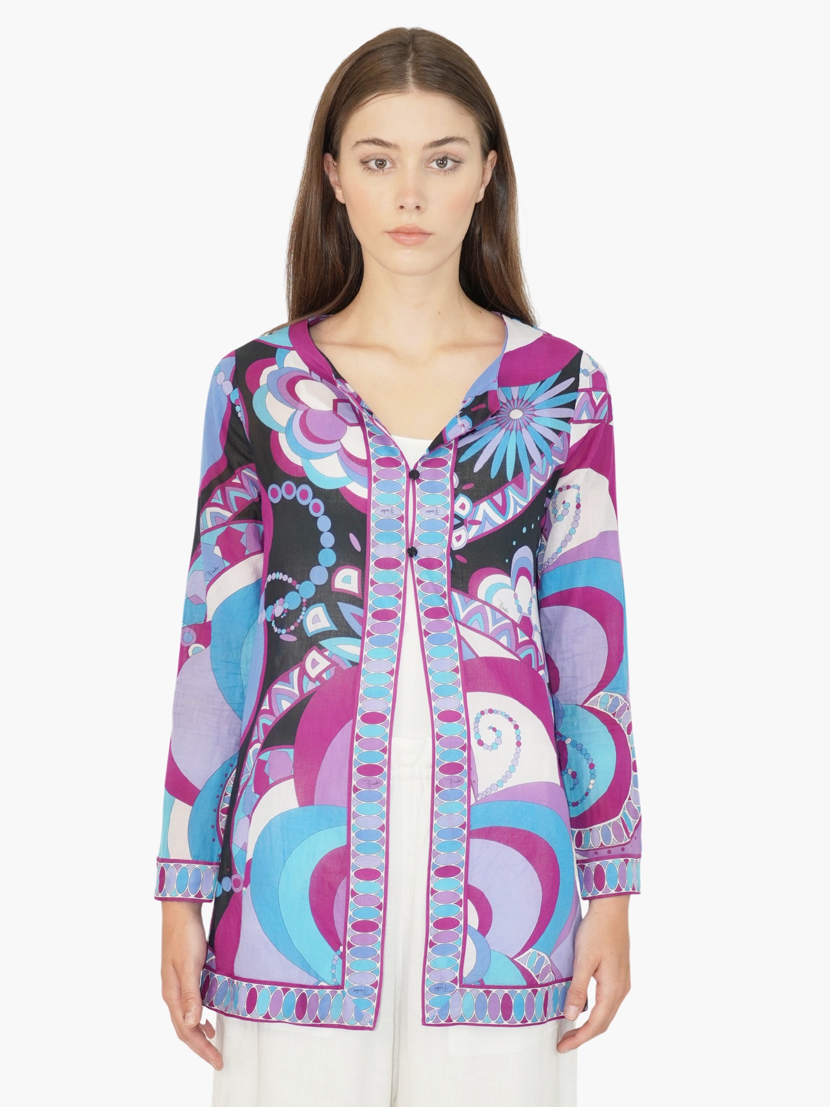 Retro Print Top