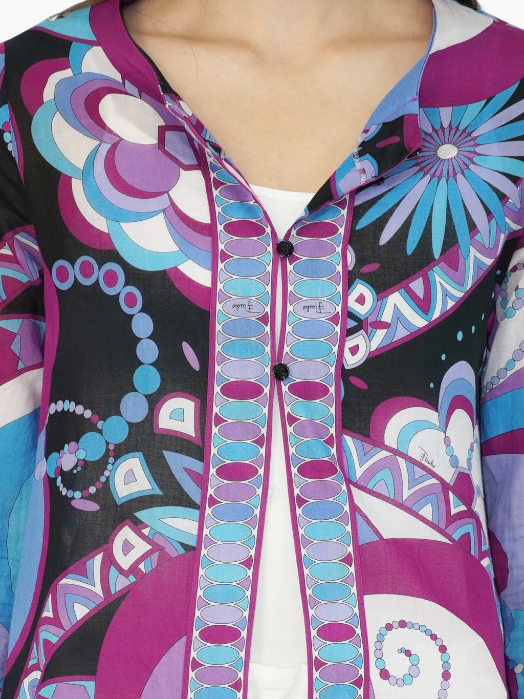 Retro Print Top