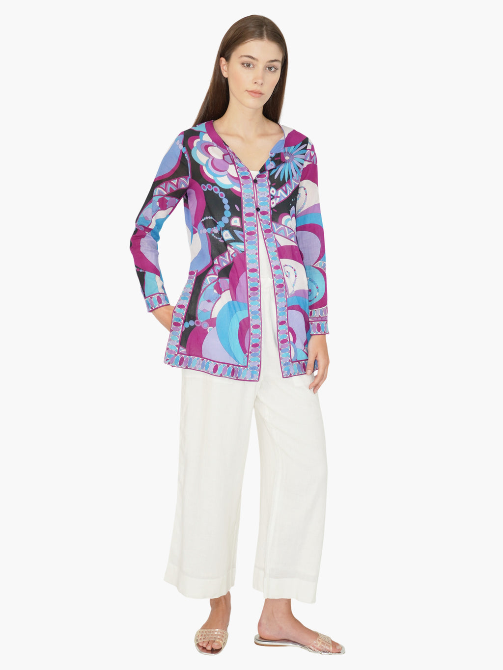 Retro Print Top