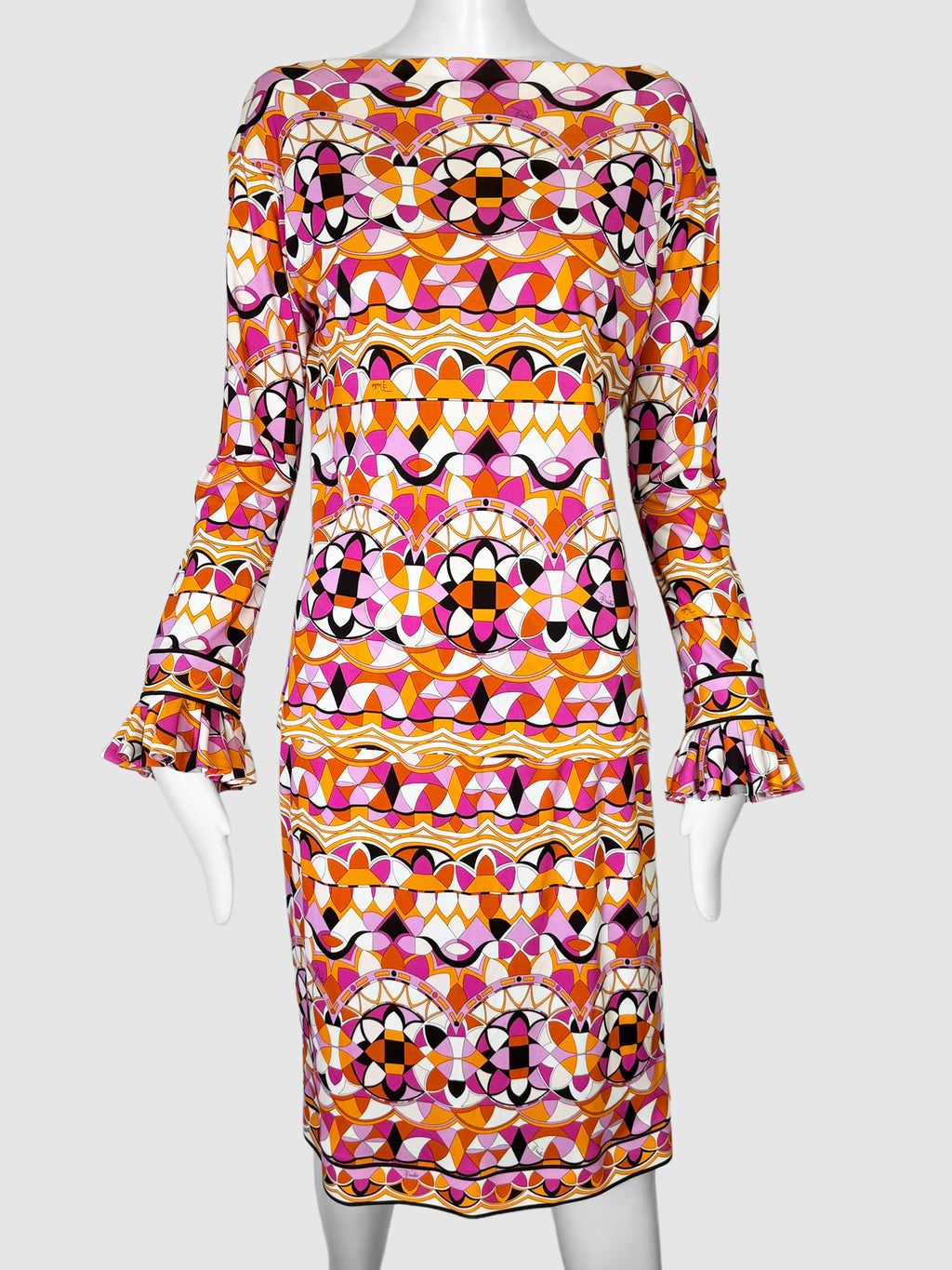 Printed 2-Piece Long Sleeve Set - Size 10