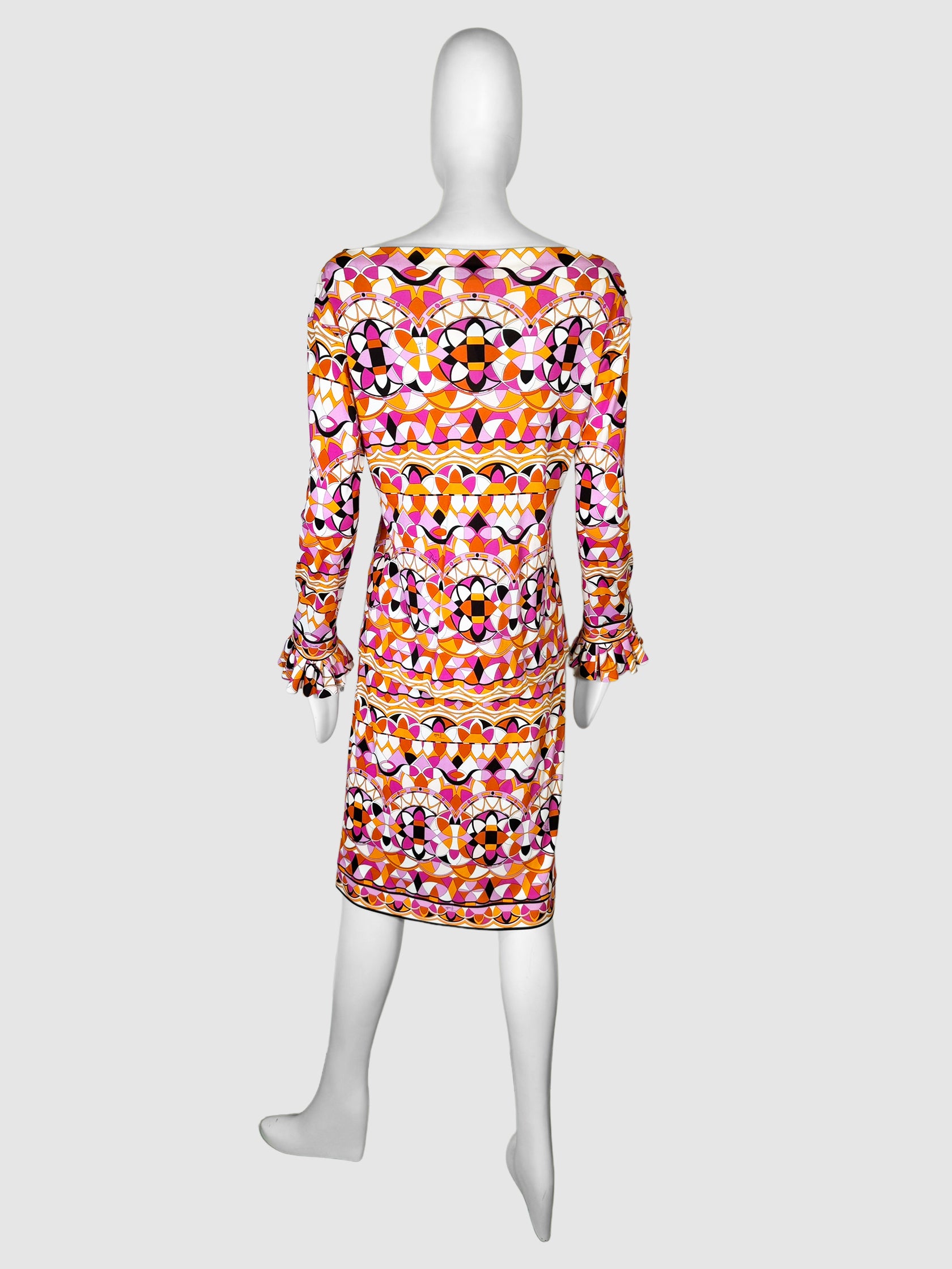 Printed 2-Piece Long Sleeve Set - Size 10