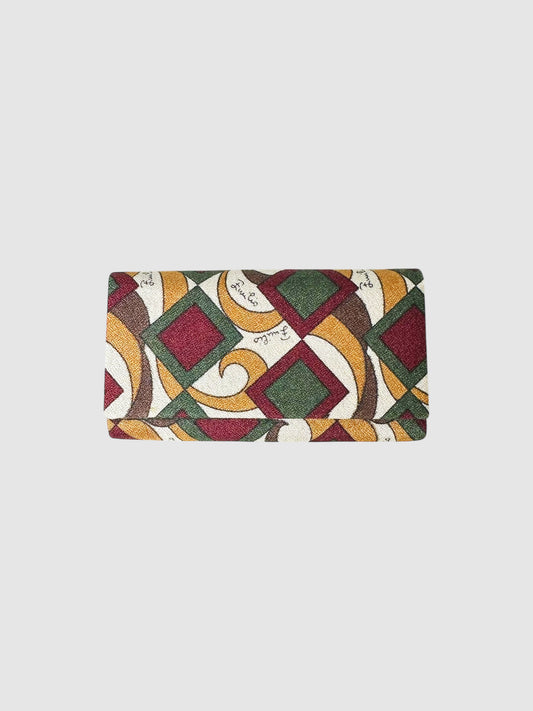 Patterned Bifold Snap Key Holder