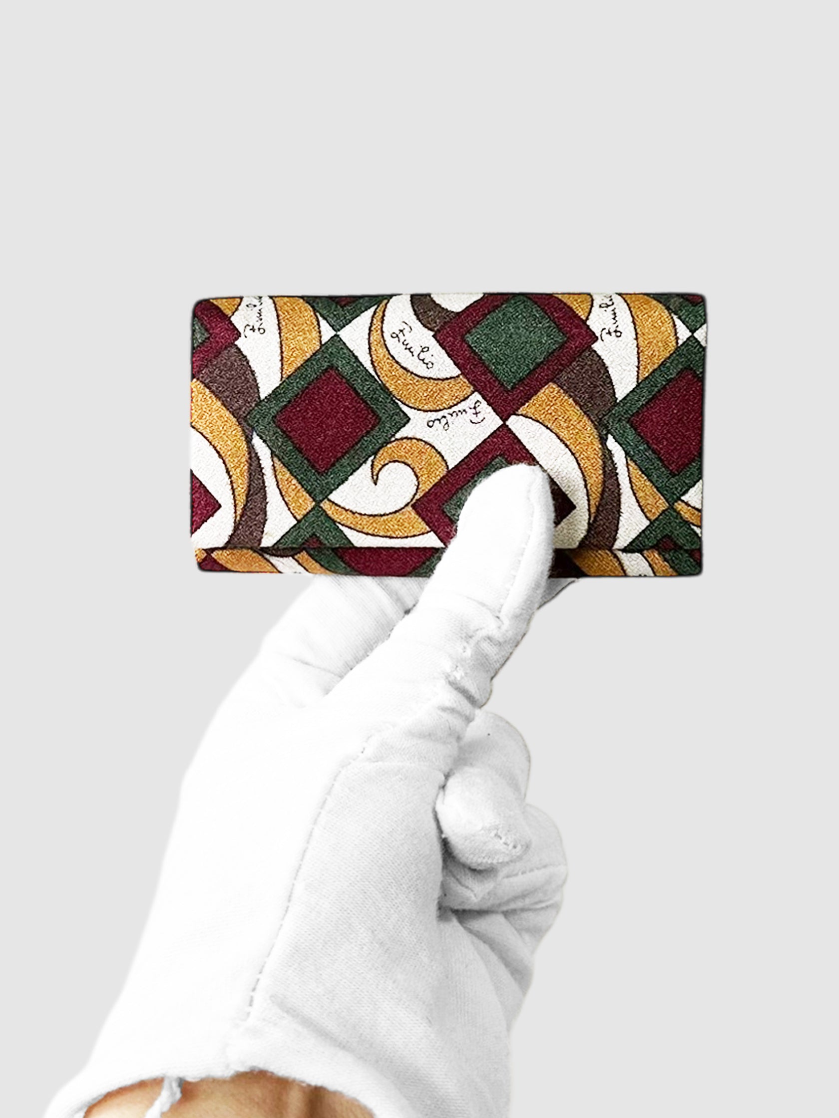 Patterned Bifold Snap Key Holder