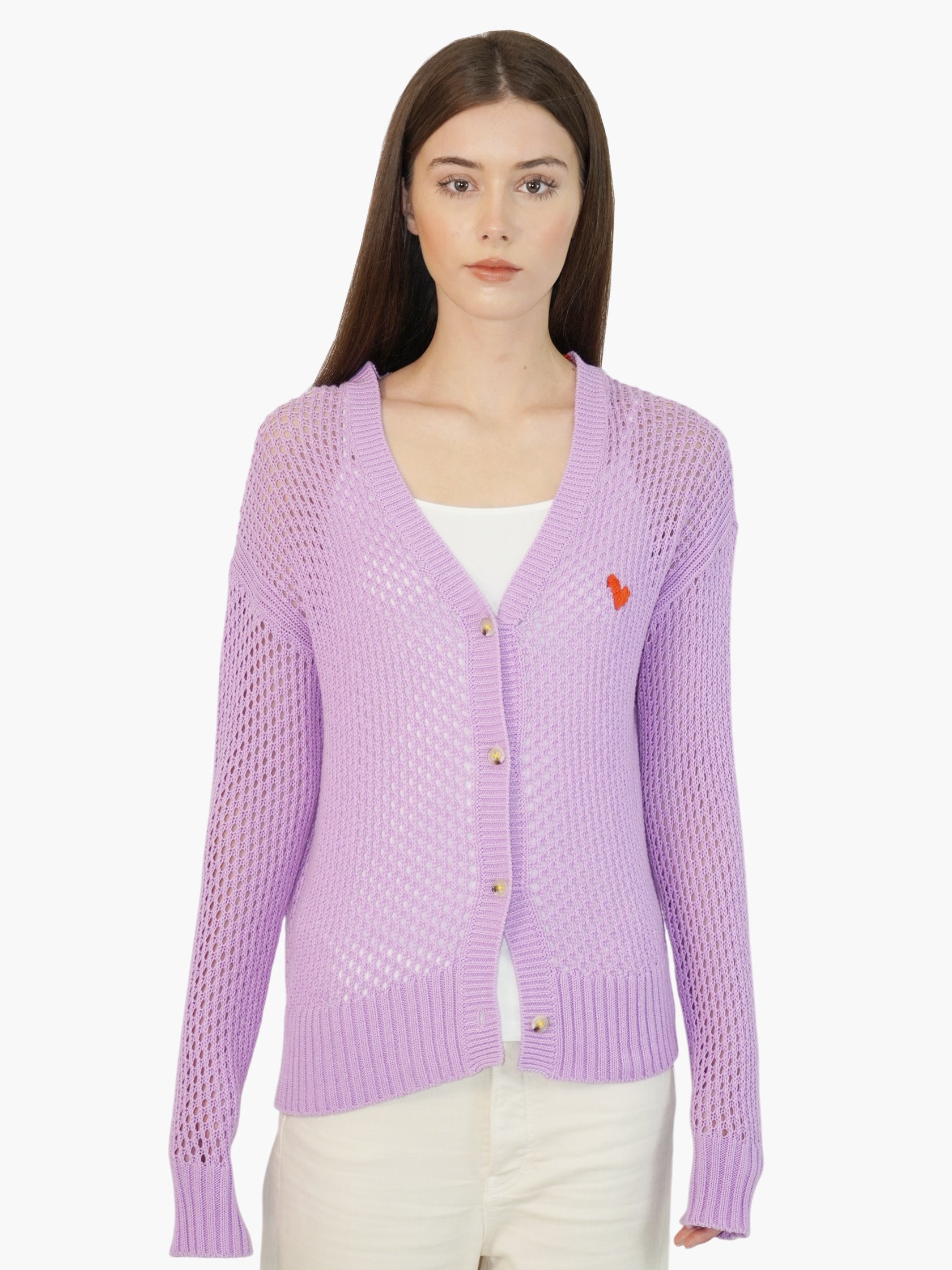 Open-Knit Cardigan