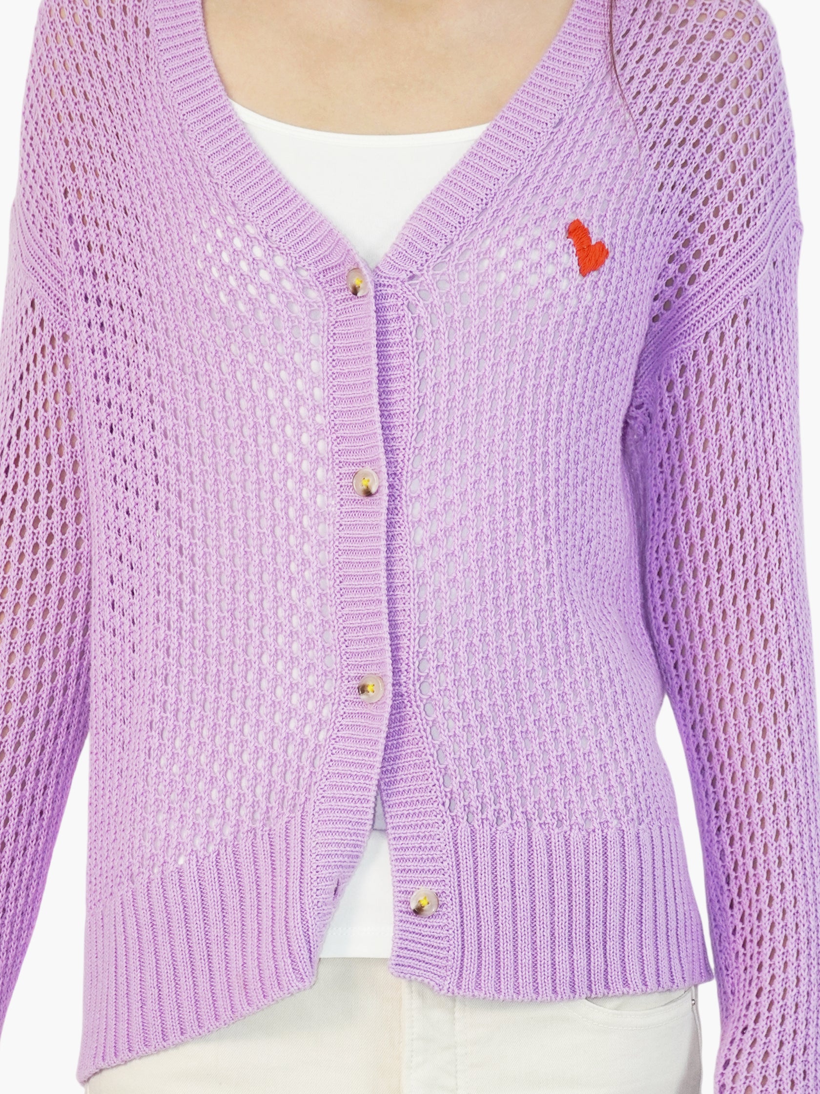 Open-Knit Cardigan