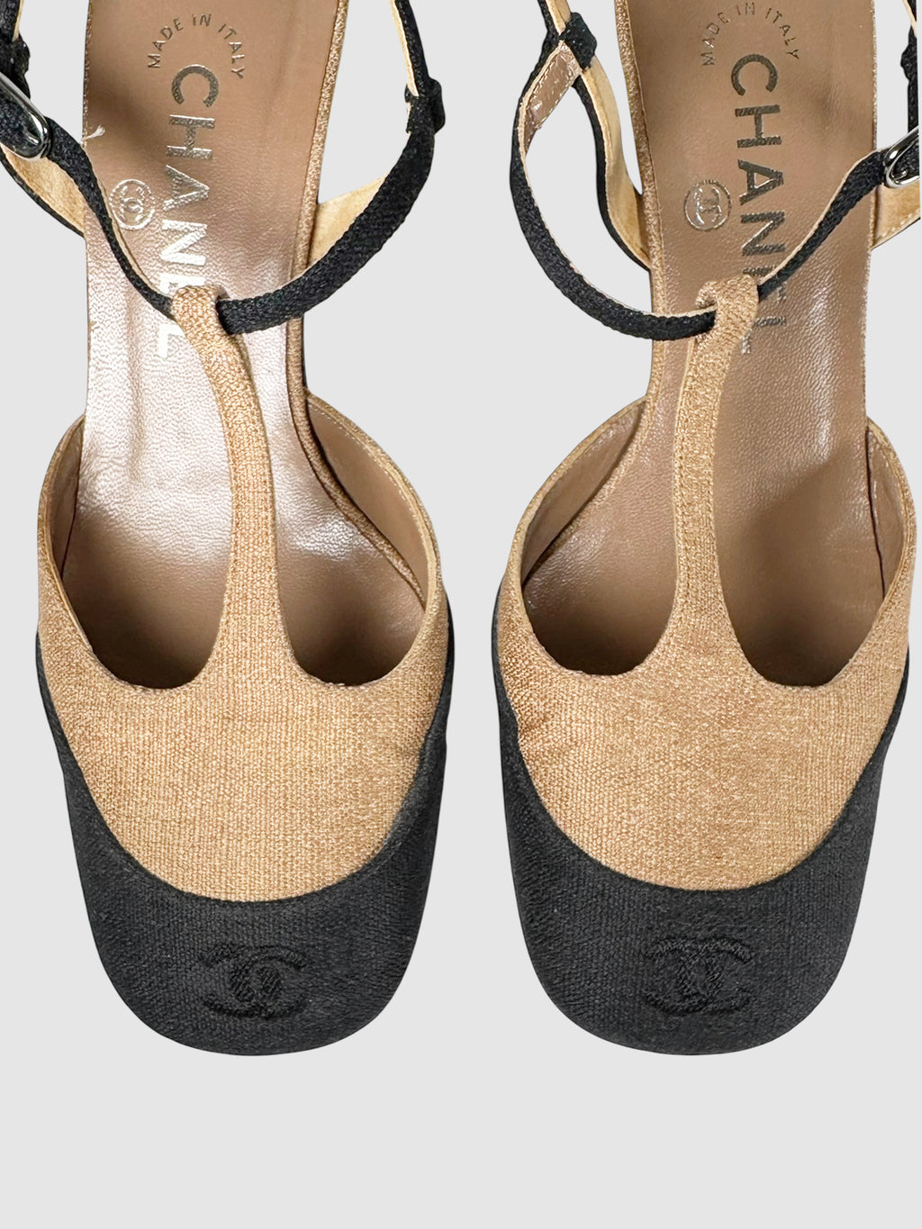 T-Strap Slingback Heels