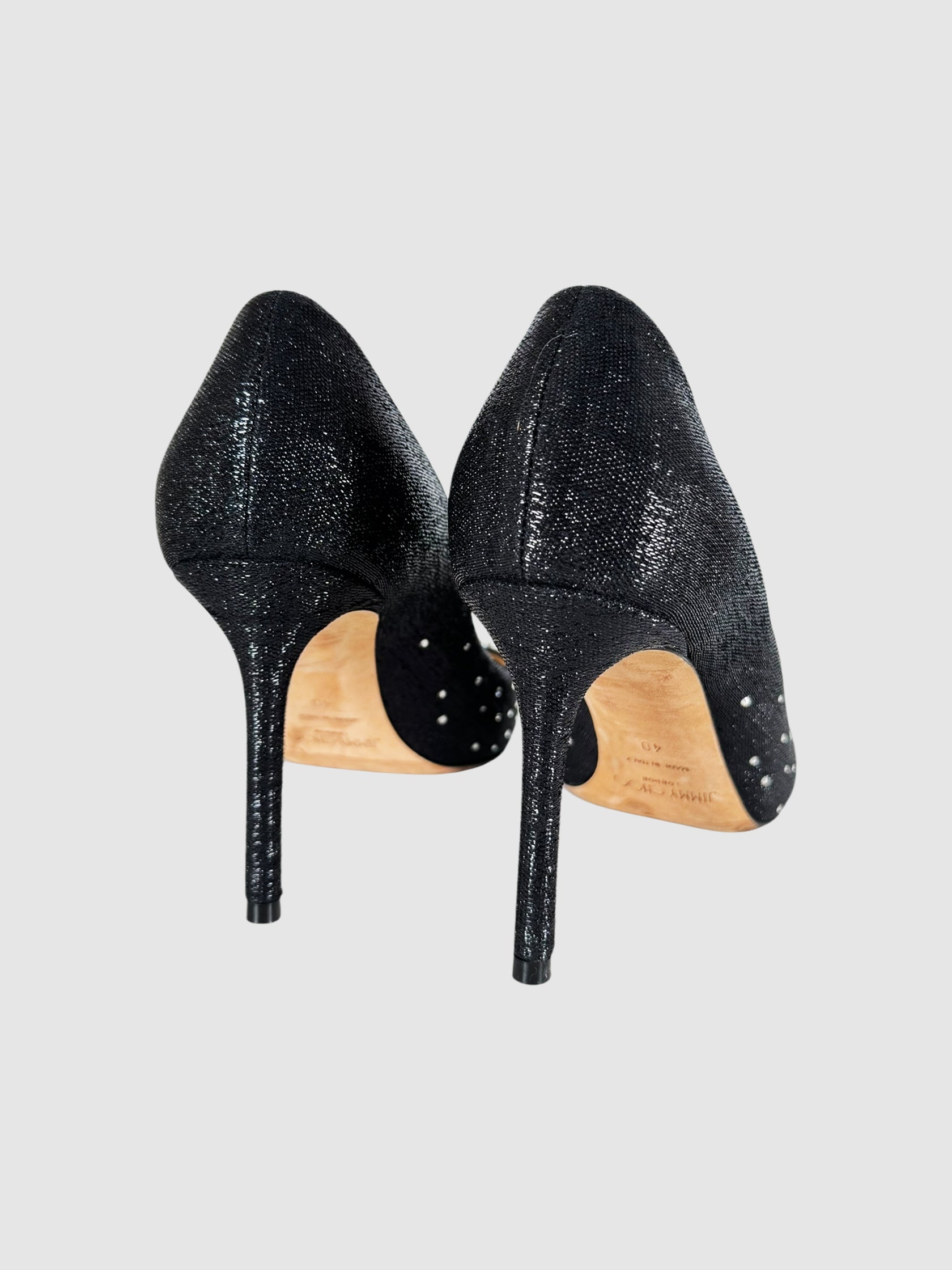 Crystal Embellished Pumps - Size 40