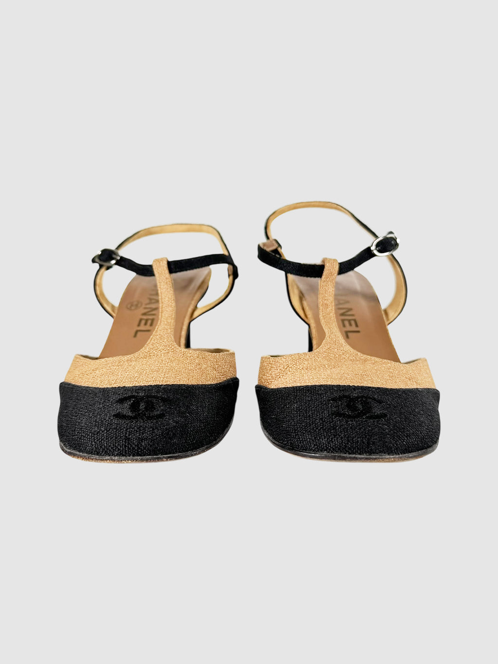 T-Strap Slingback Heels