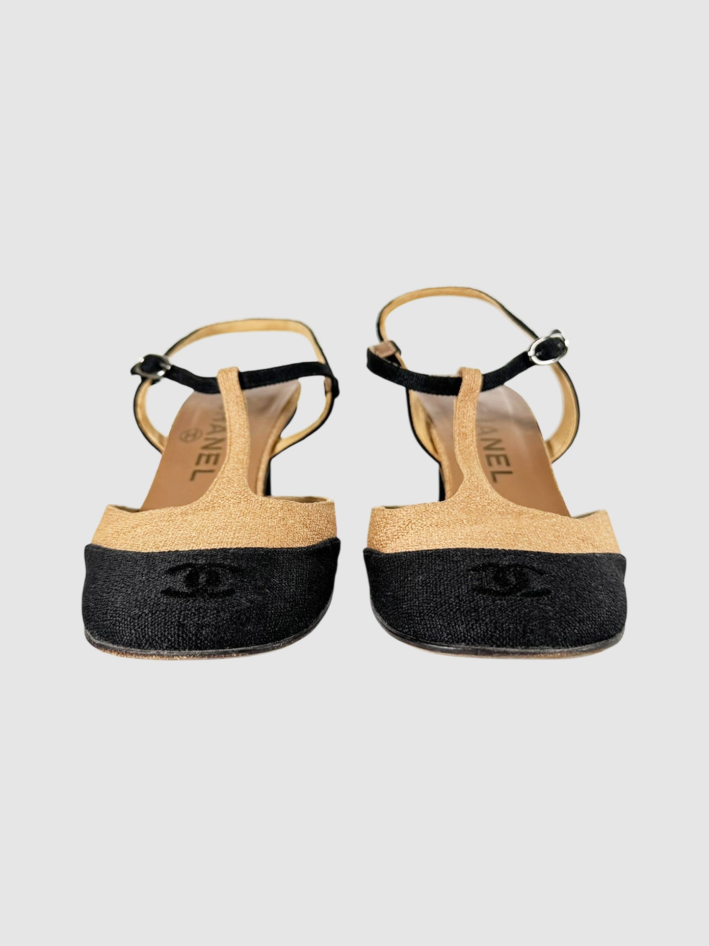 T-Strap Slingback Heels