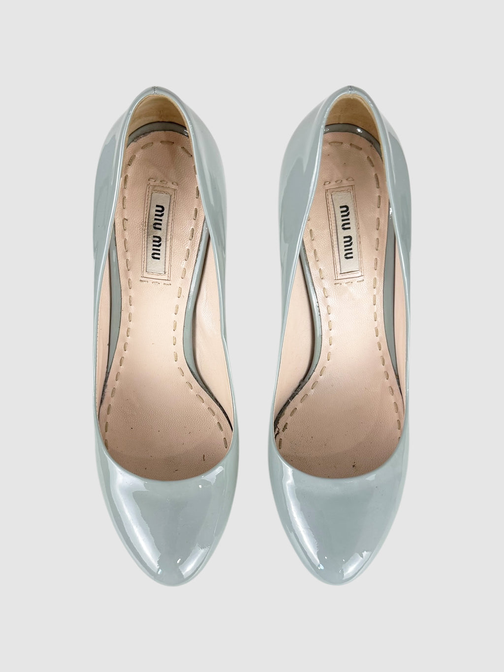 Leather Platform Pumps