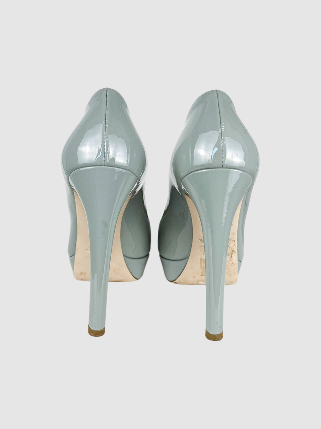 Leather Platform Pumps