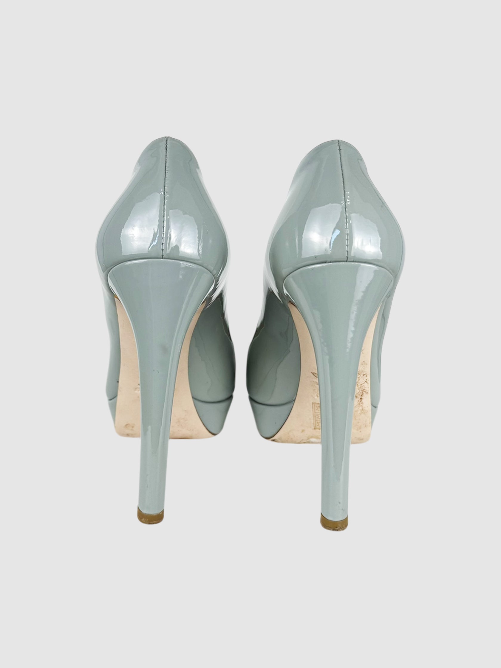 Leather Platform Pumps