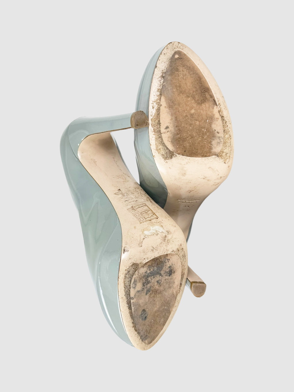 Leather Platform Pumps