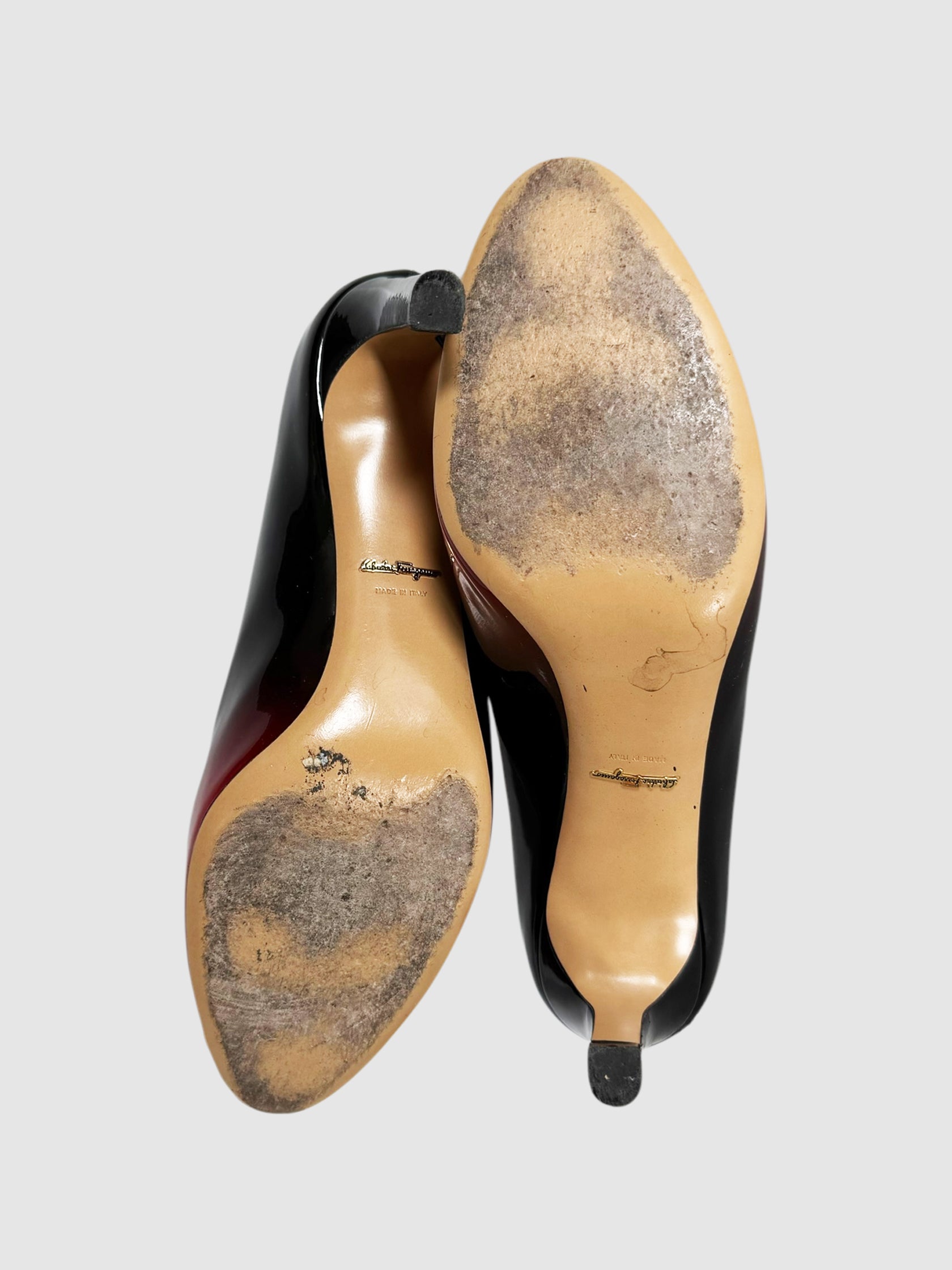 Ombré Patent Leather Pumps - Size 9