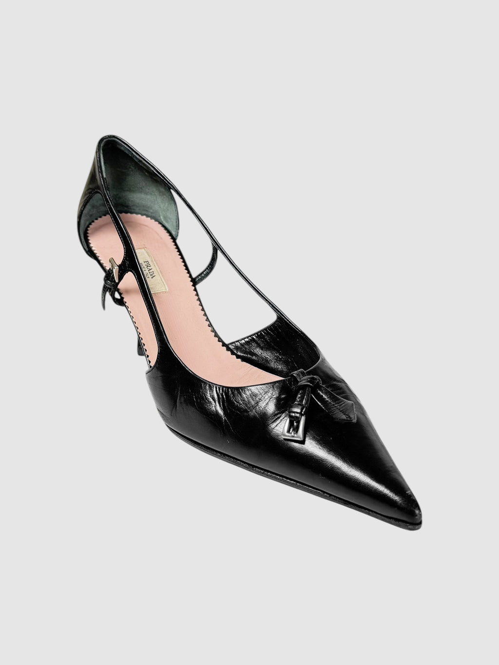 Cutout Leather Pumps