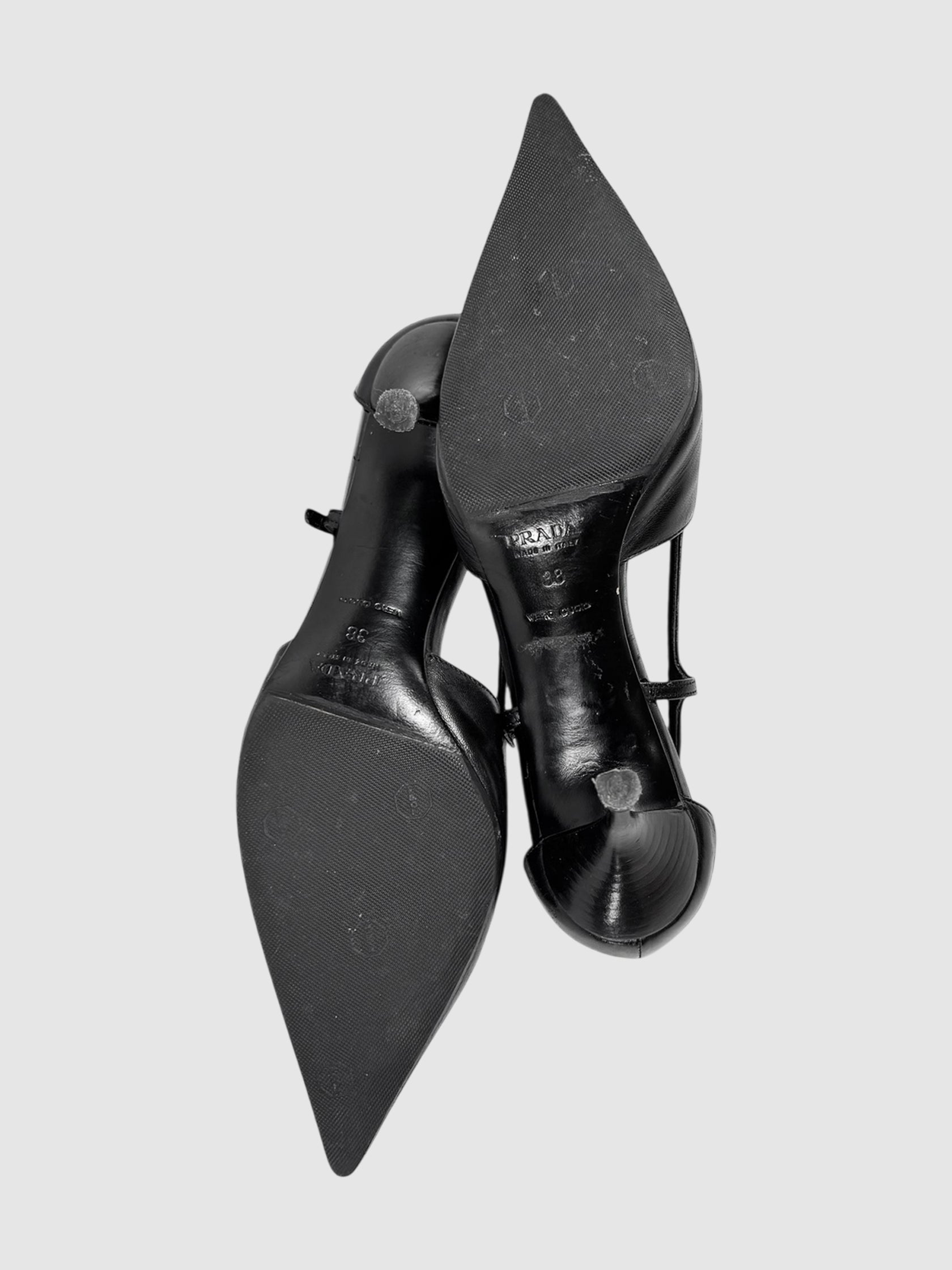 Cutout Leather Pumps