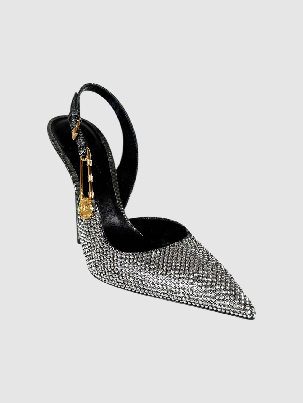 Crystal Slingback Pumps