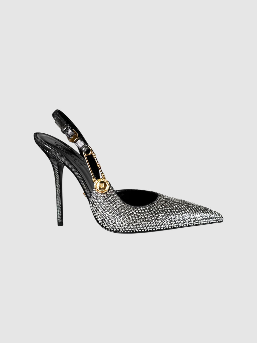 Crystal Slingback Pumps