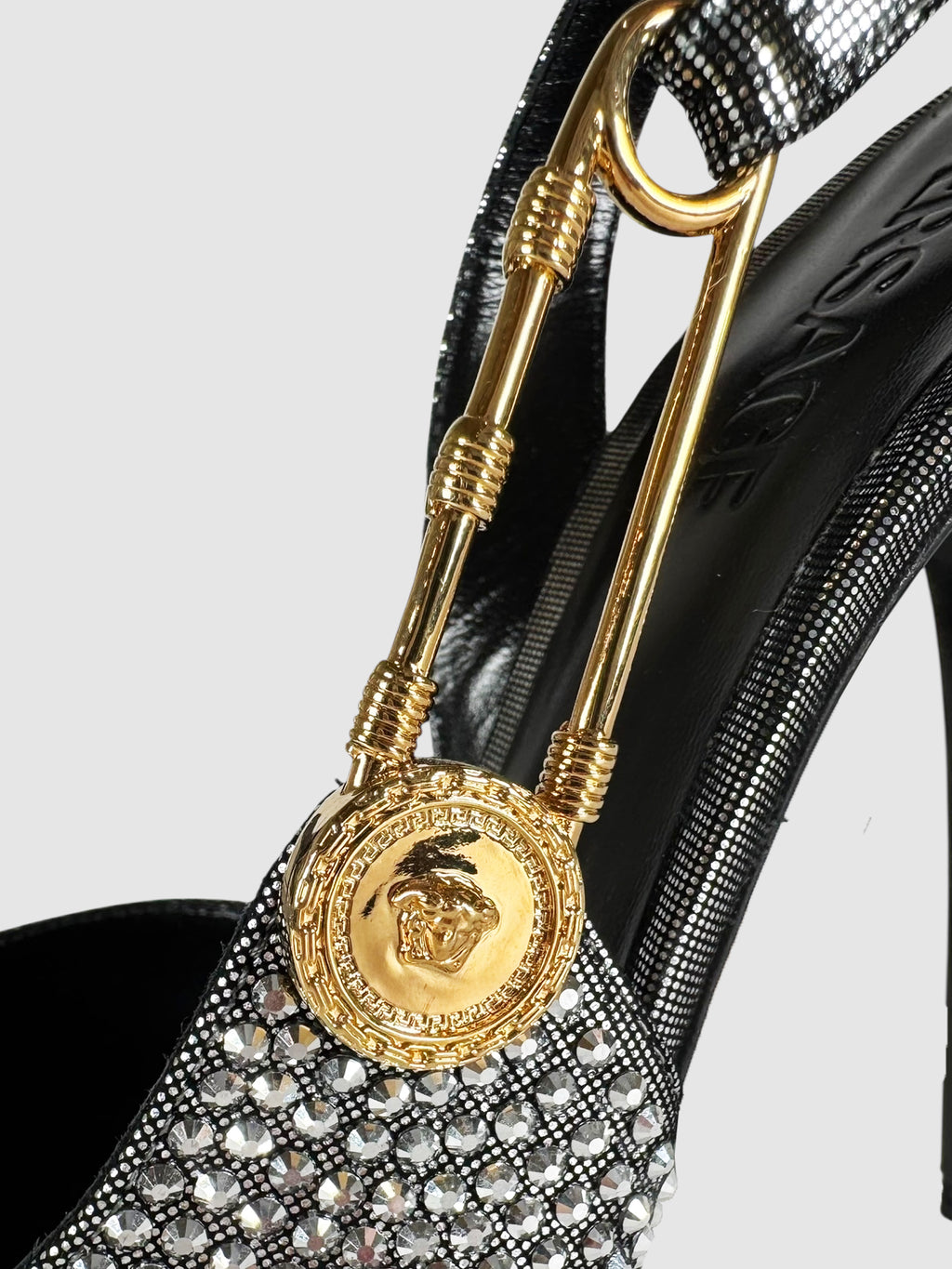 Crystal Slingback Pumps