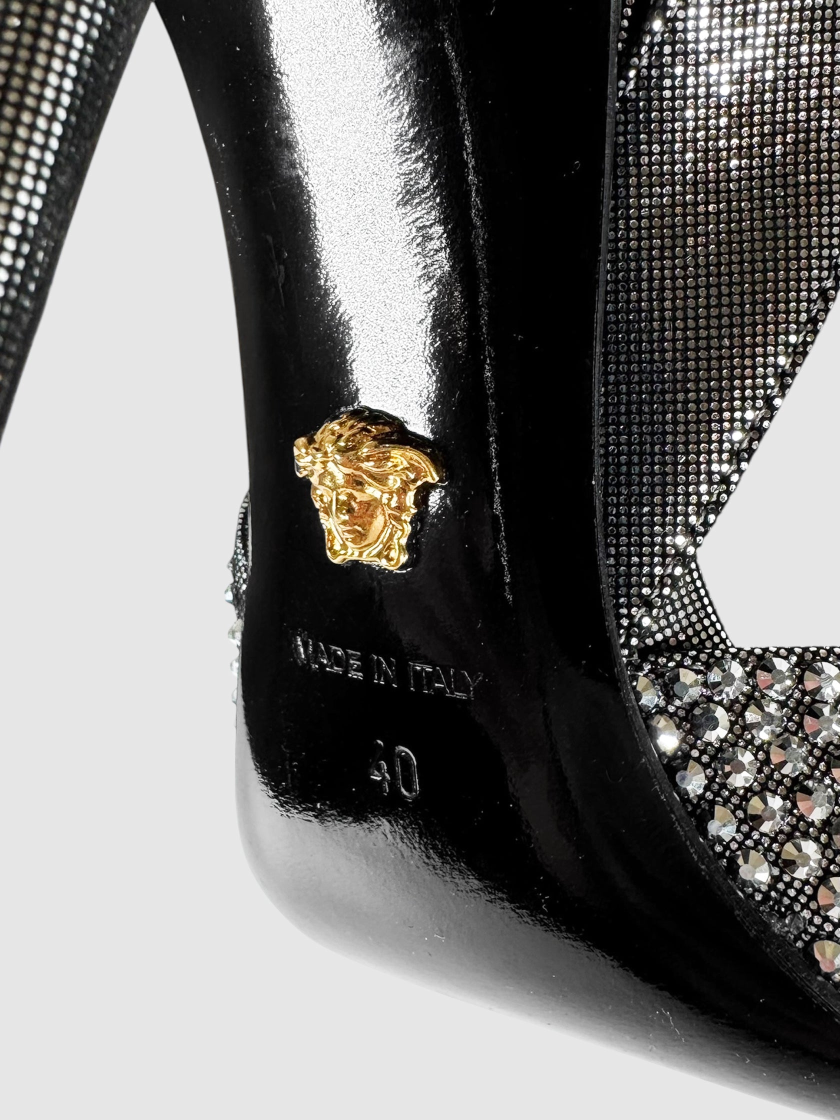 Crystal Slingback Pumps