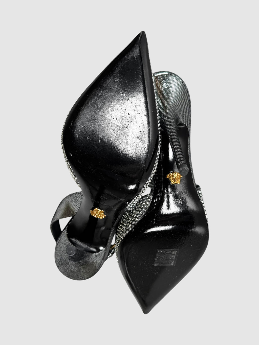 Crystal Slingback Pumps