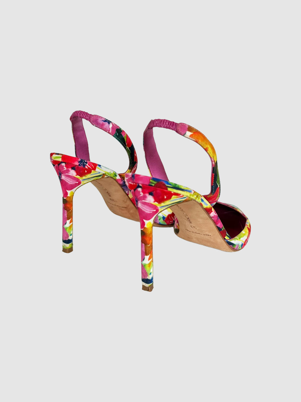 Carolyne Floral Print Slingback Pumps - Size 39