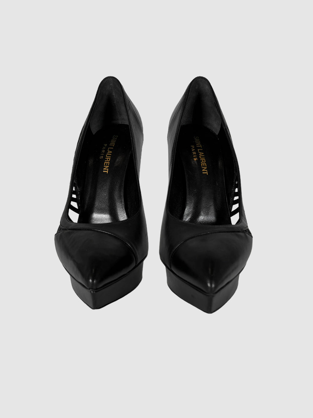 Janis Cutout Leather Pumps - Size 37.5