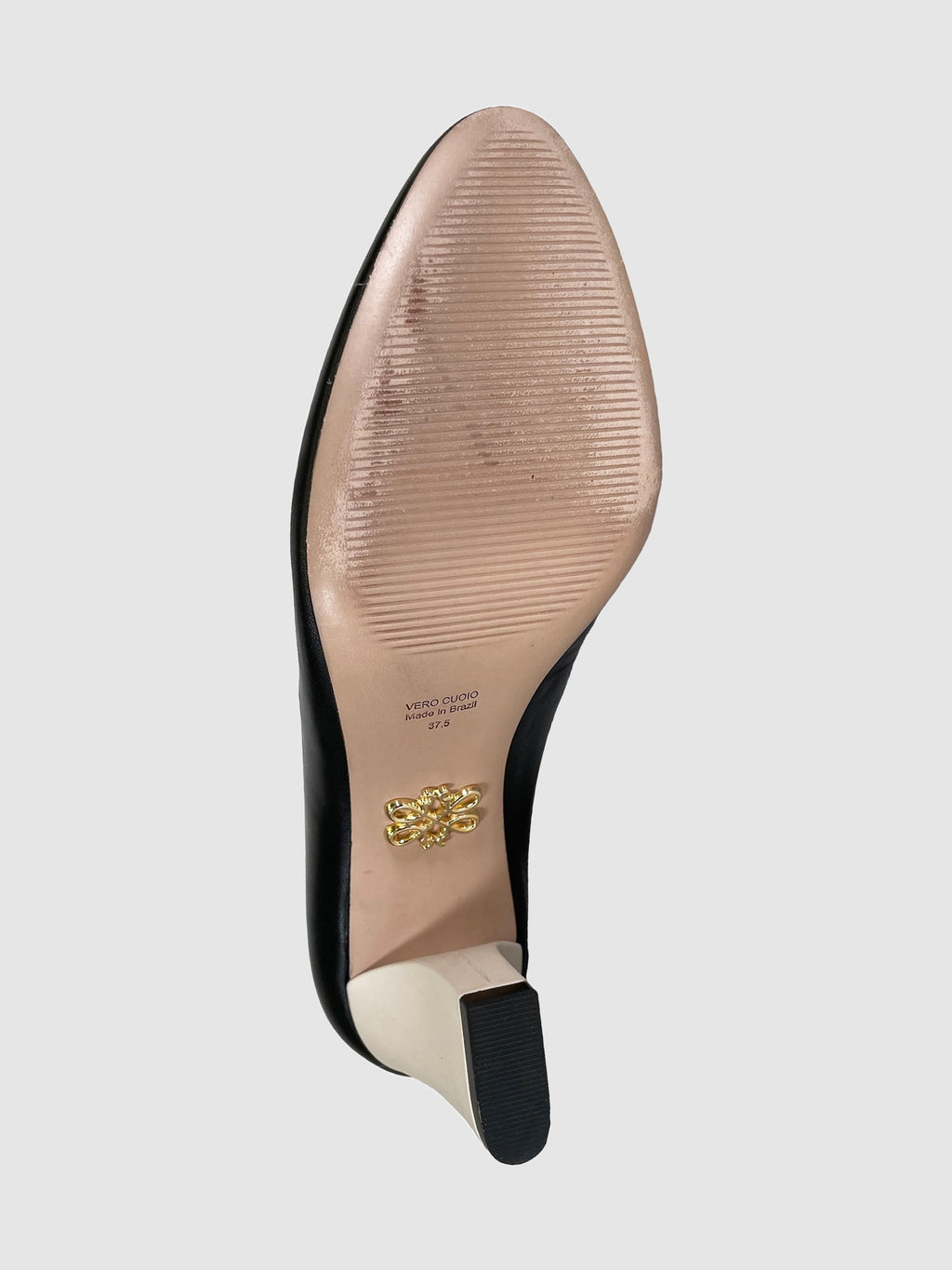 Leather Pumps with Heart - Size 37.5