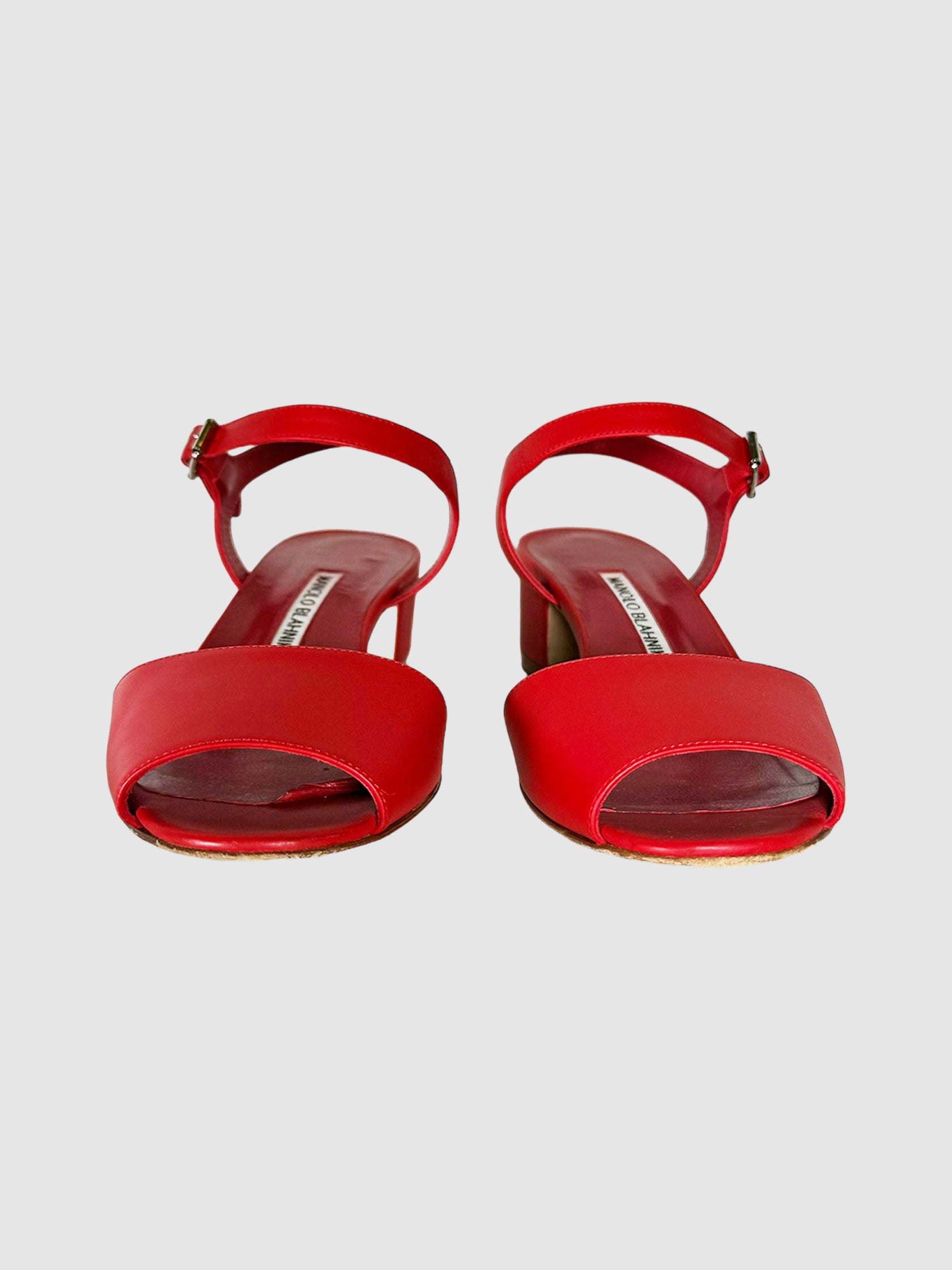 Affian Chunky Heel Sandals - Size 37.5